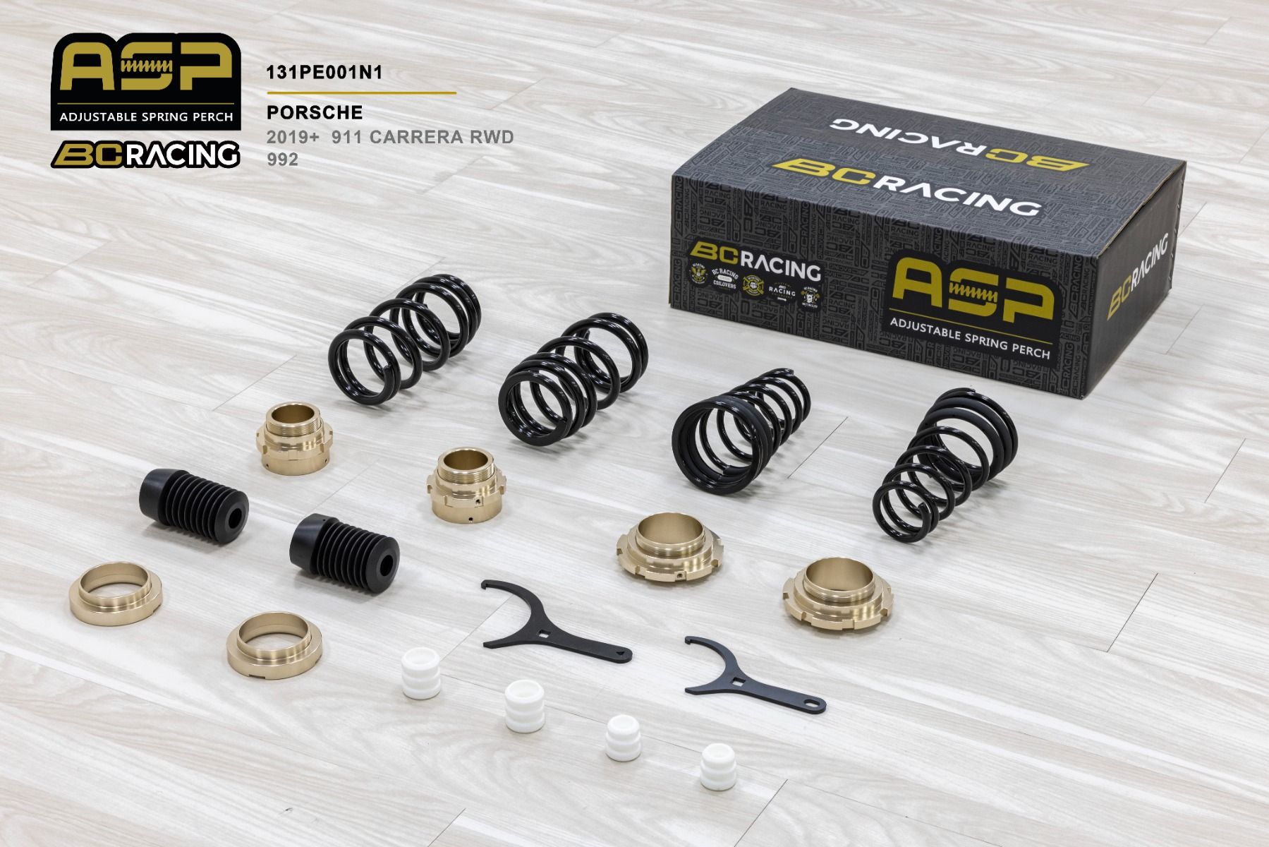 BC Racing ASP Series Springs for 2020+ Porsche 911 Carrera RWD (992)