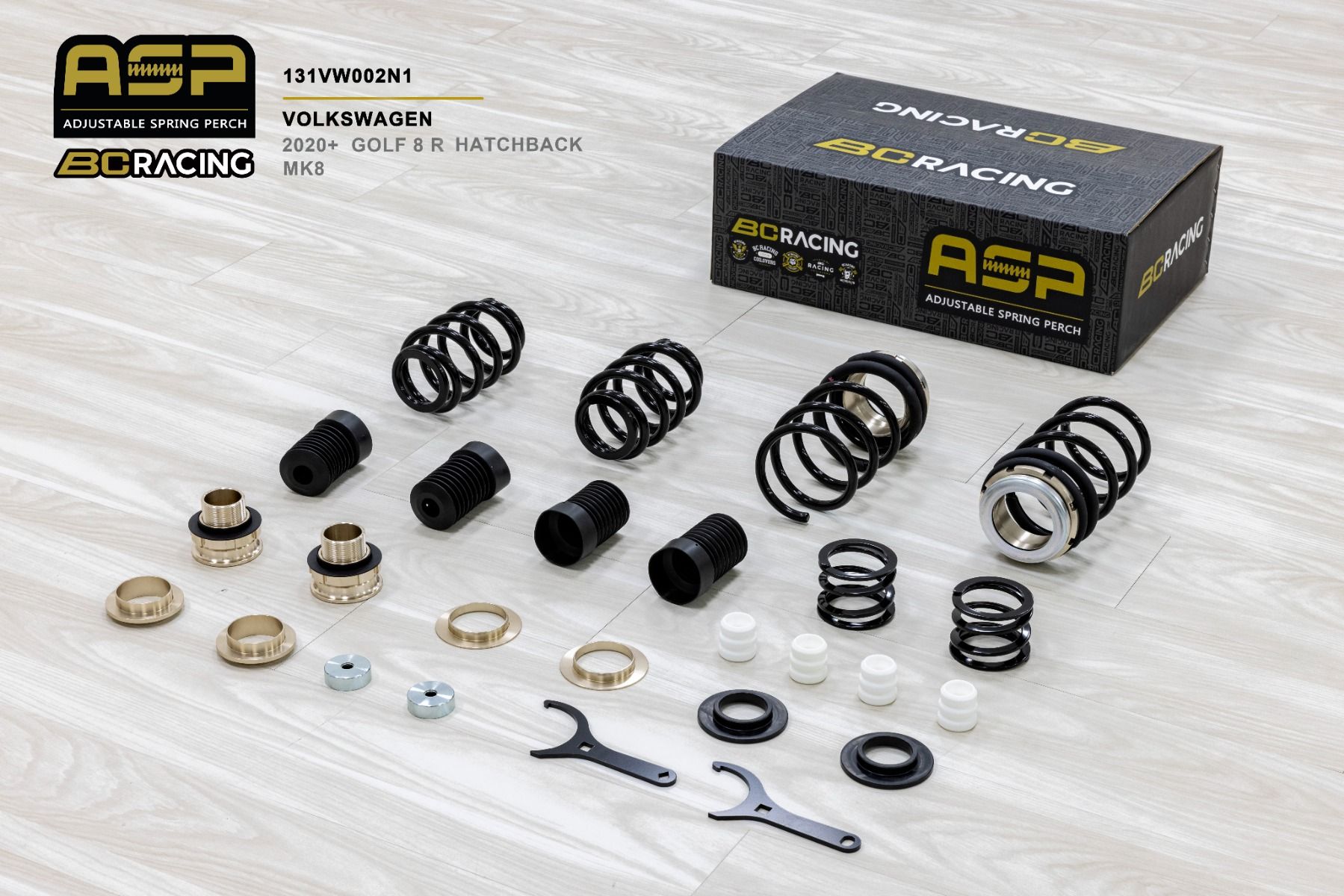 BC Racing ASP Series Springs for 2020+ Volkswagen Golf R