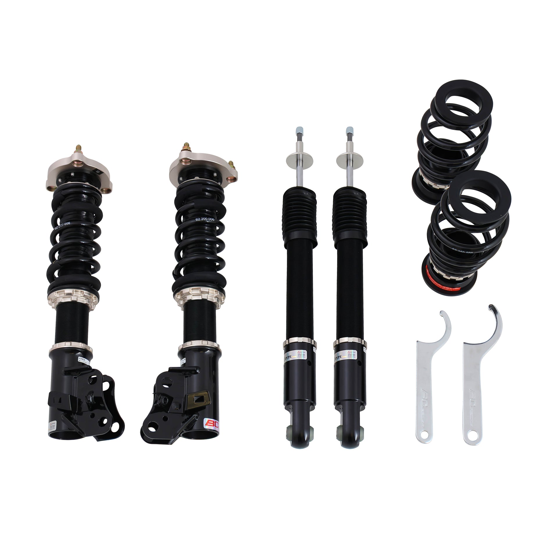 BC Racing BR Series Coilovers (Extreme Low) for 2006-2011 Honda Civic FWD (FG/FA)