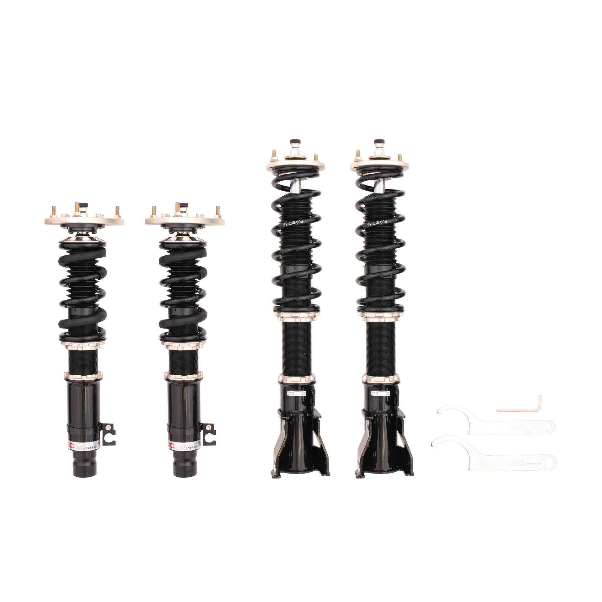 BC Racing BR Series Coilovers for 1973-1979 Honda Civic FWD (SB/SG)