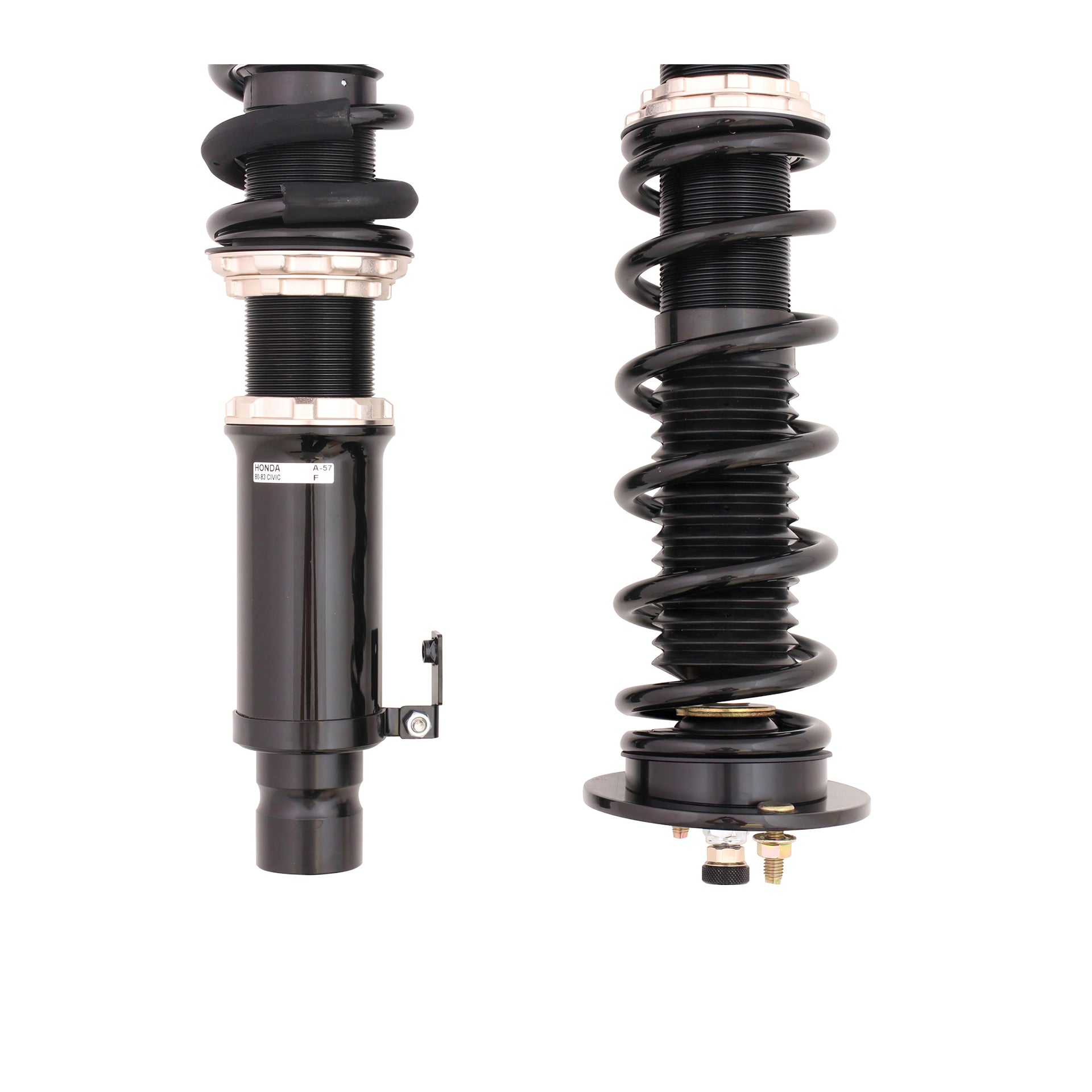 BC Racing BR Series Coilovers for 1980-1983 Honda Civic FWD (SL/SS/SR/ST)