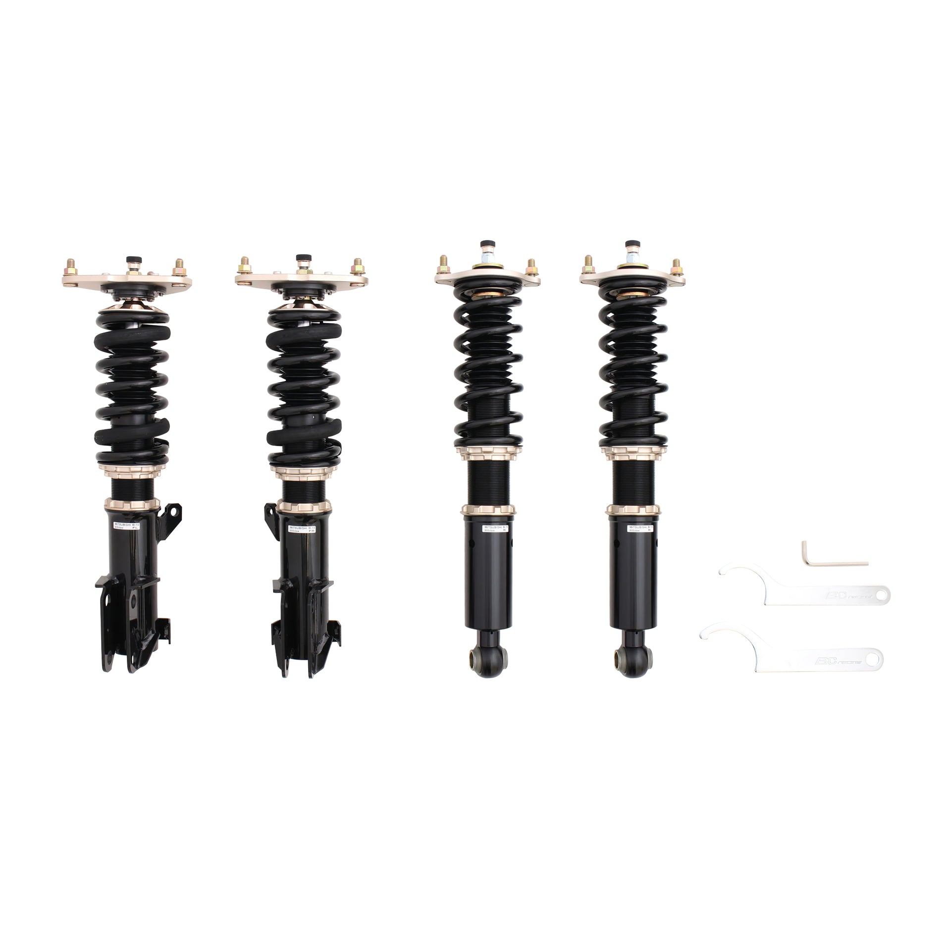 BC Racing BR Series Coilovers for 2000-2005 Mitsubishi Eclipse FWD (D53A/D52)