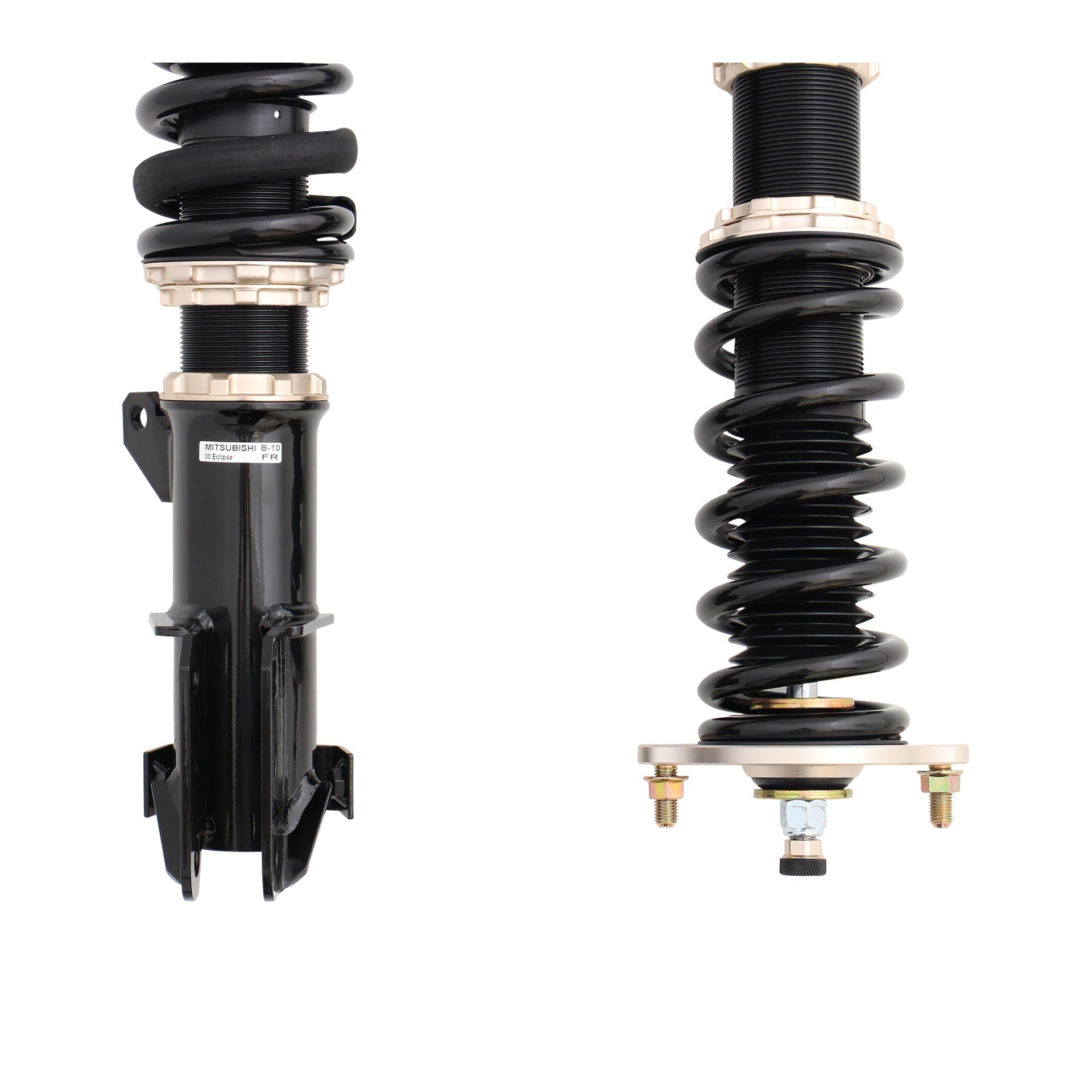 BC Racing BR Series Coilovers for 2000-2005 Mitsubishi Eclipse FWD (D53A/D52)