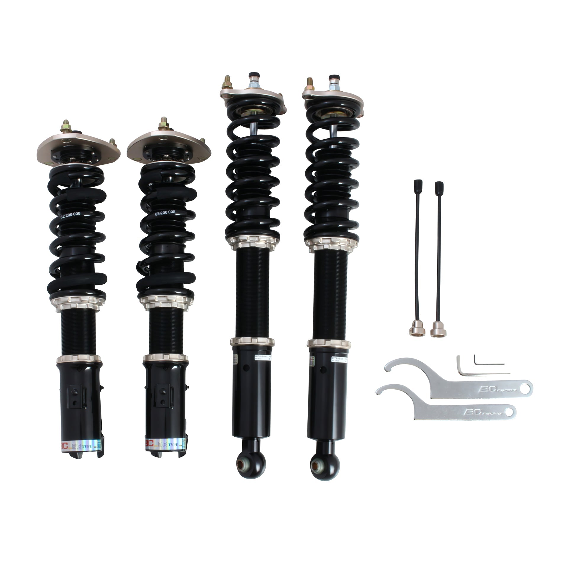 BC Racing HM Series Coilovers for 2008-2015 Mitsubishi Lancer Evo X AWD (CZ4A)