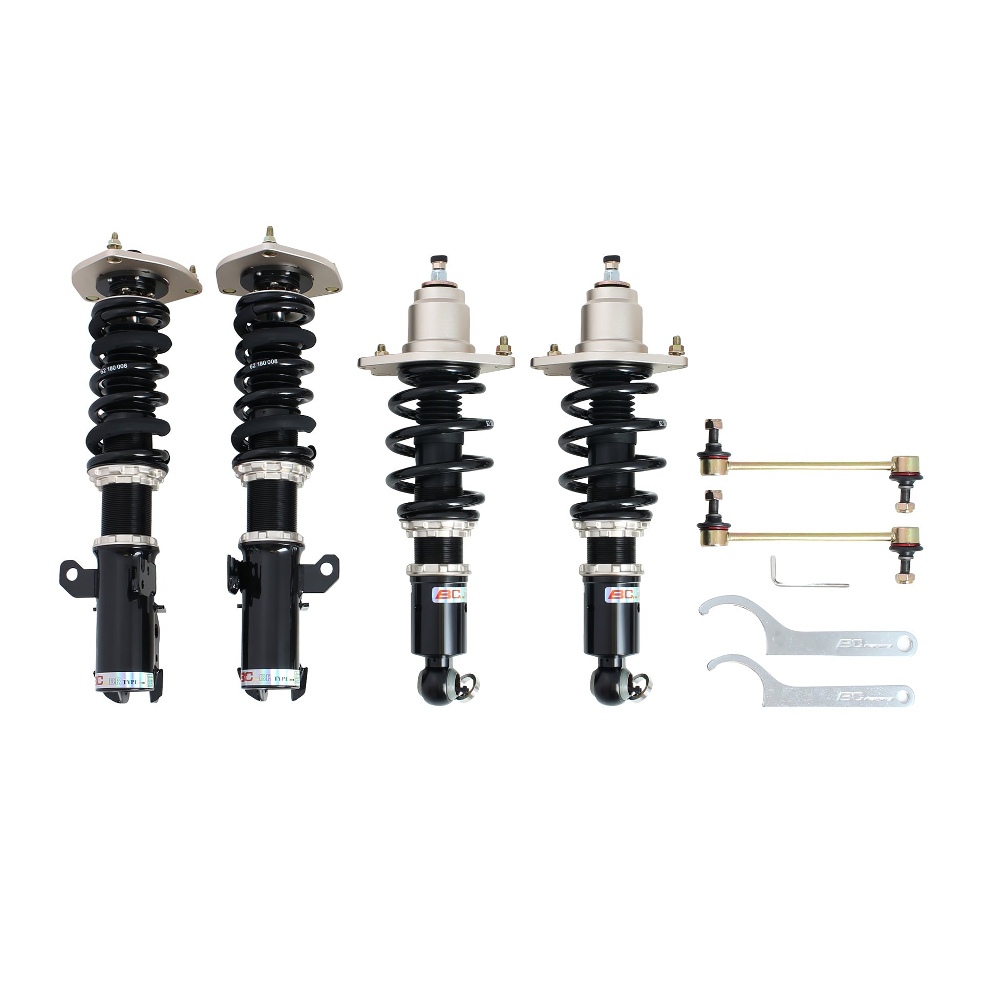 BC Racing BR Series Coilovers for 2003-2008 Pontiac Vibe FWD (E130)