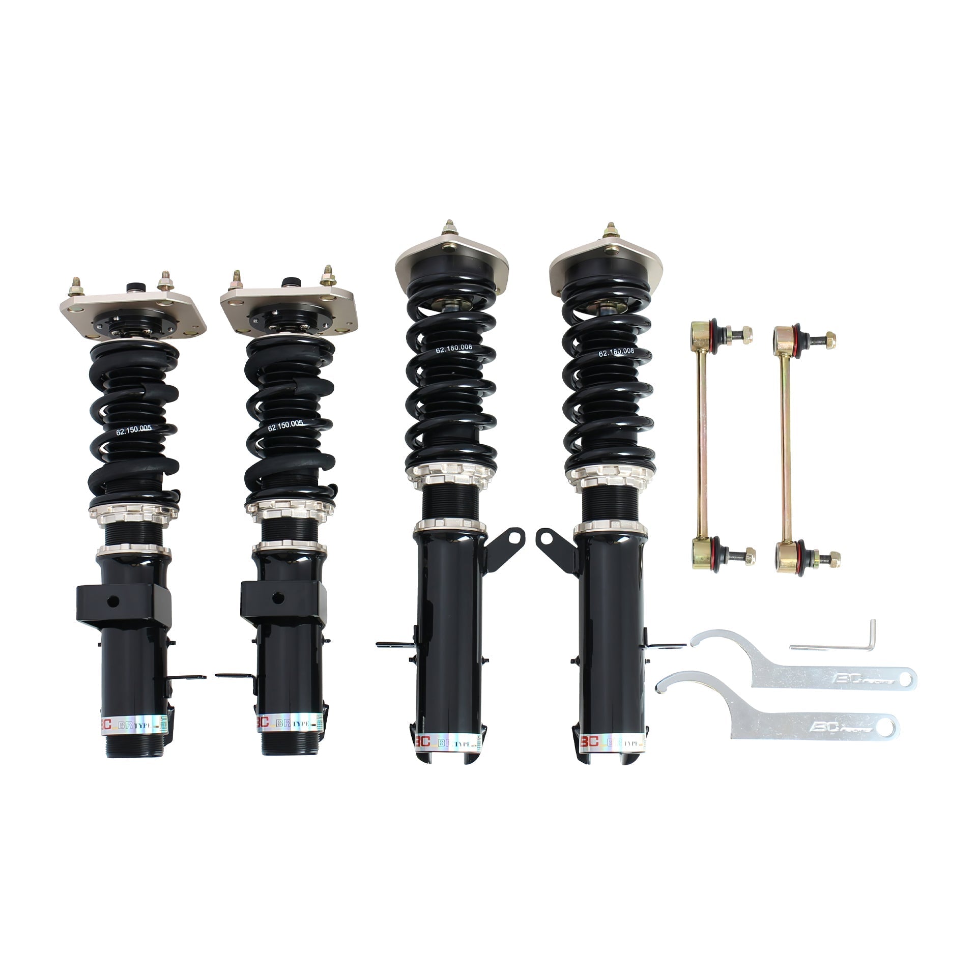 BC Racing BR Series Coilovers for 1986-1989 Toyota MR2 RWD (AW11)