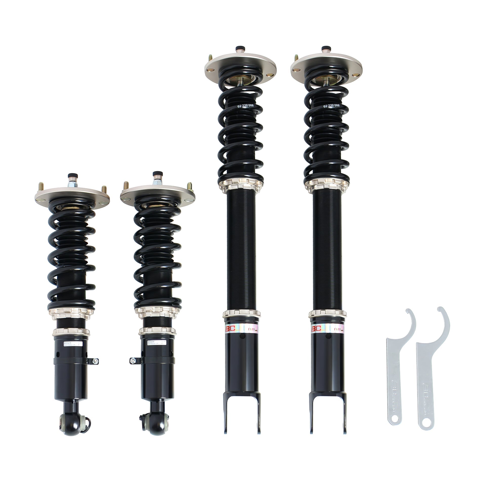 BC Racing ER Series Coilovers for 1995-1998 Nissan Skyline R33 GTR AWD (BCNR33)
