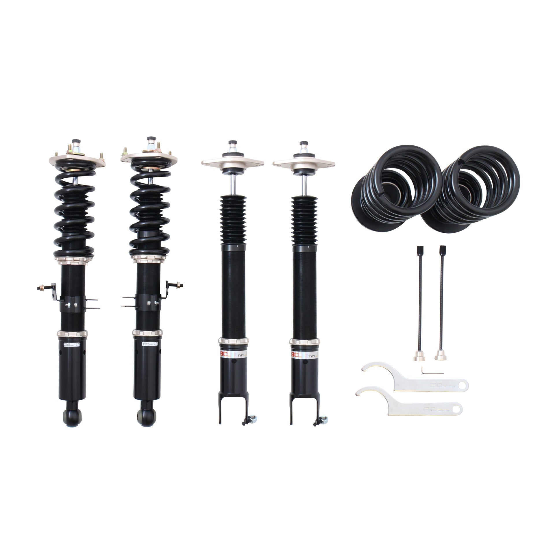 BC Racing BR Series Coilovers for 2009-2020 Nissan 370Z RWD (Z34)