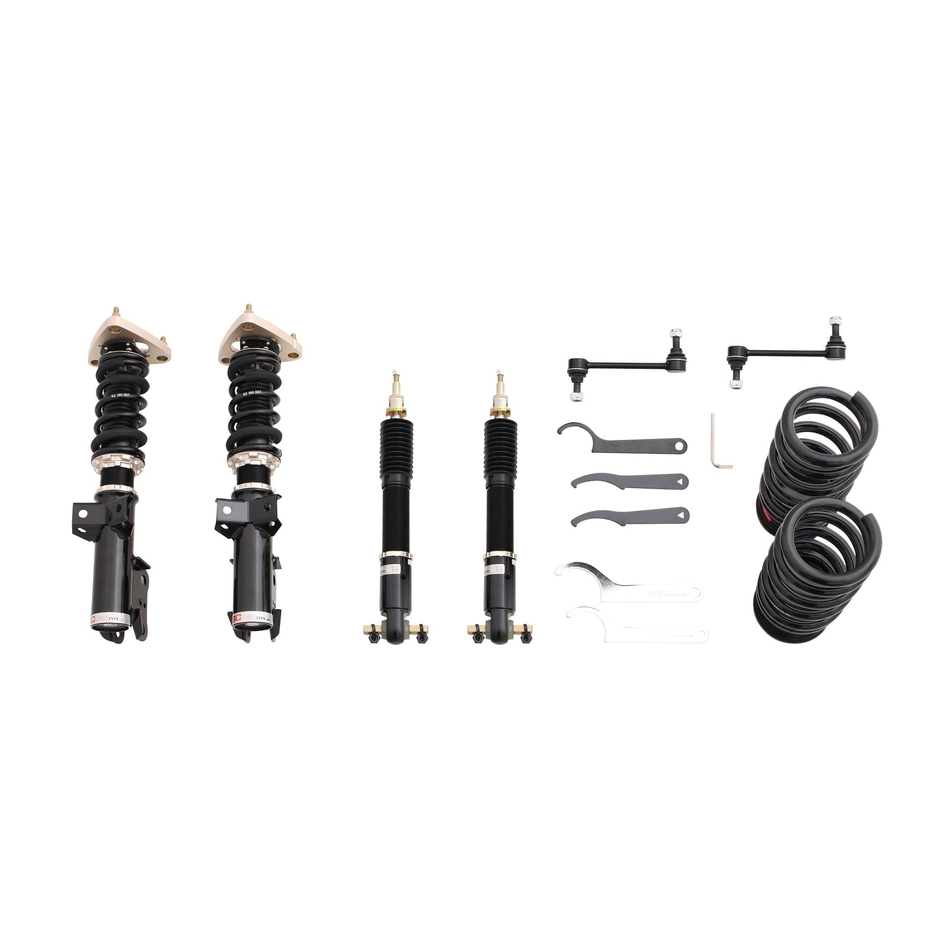 BC Racing BR Series Coilovers for 2015-2023 Ford Mustang w/o Magnetic Ride RWD (S550)