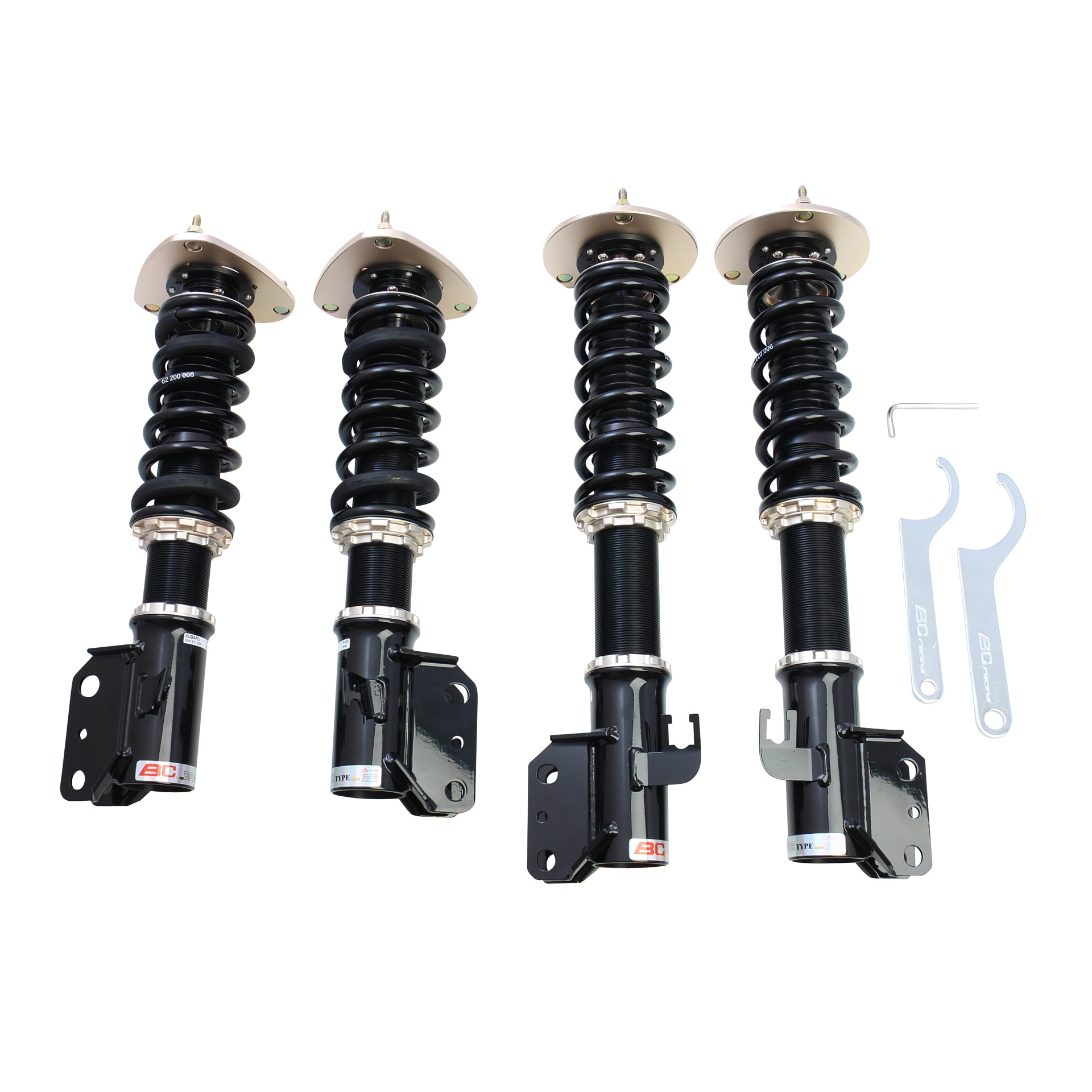 BC Racing DS Series Coilovers (Extreme Low) for 2005-2007 Subaru WRX STI AWD (GDE/GDF)