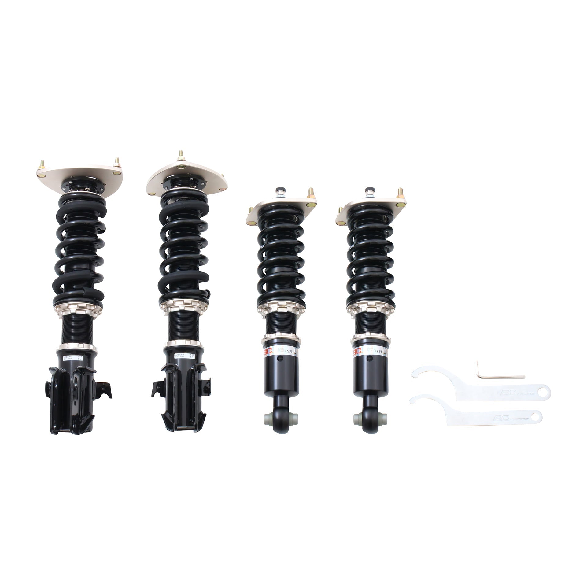 BC Racing BR Series Coilovers (Extreme Low) for 2008-2014 Subaru Impreza AWD (GH8)