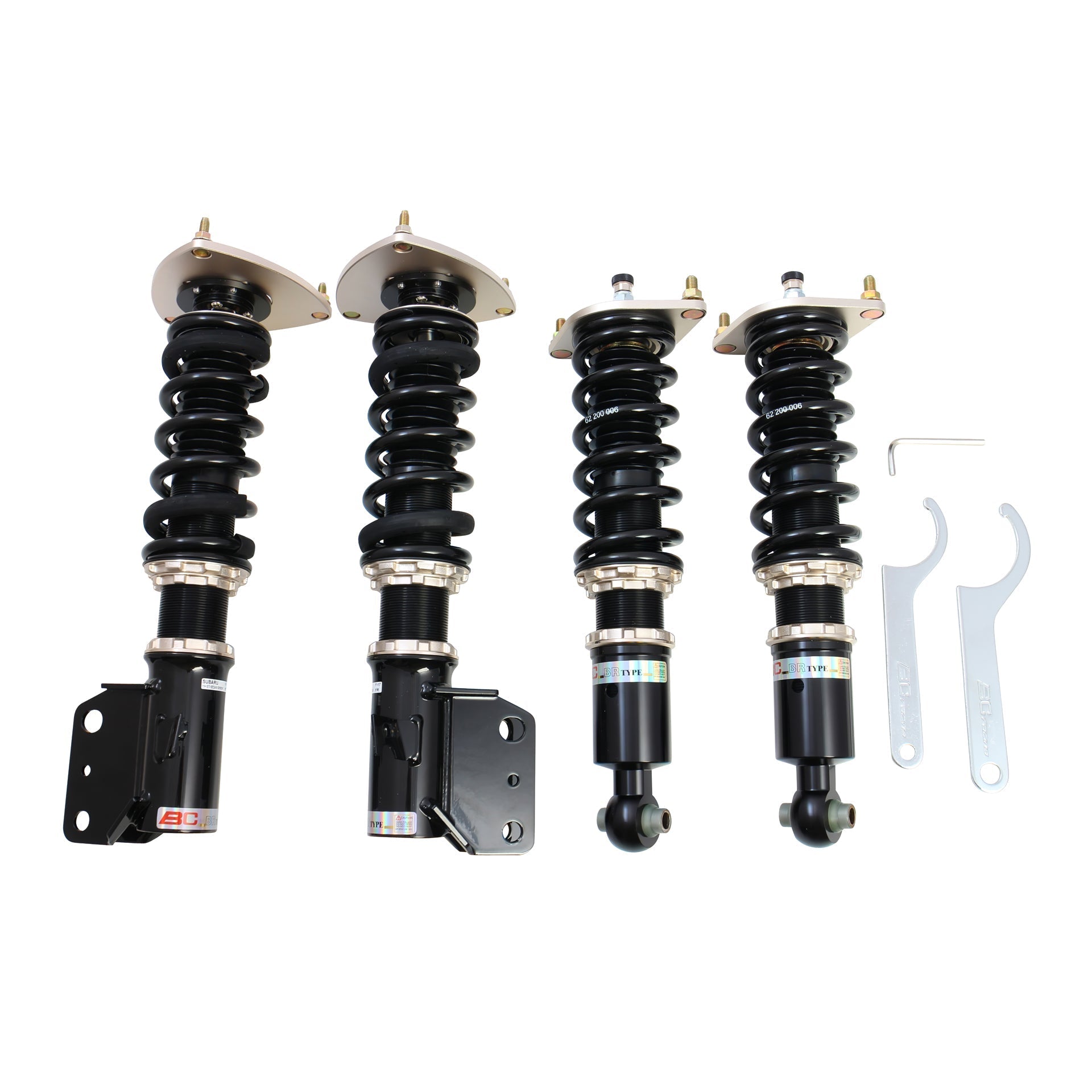 BC Racing BR Series Coilovers for 2011-2014 Subaru WRX STI Sedan