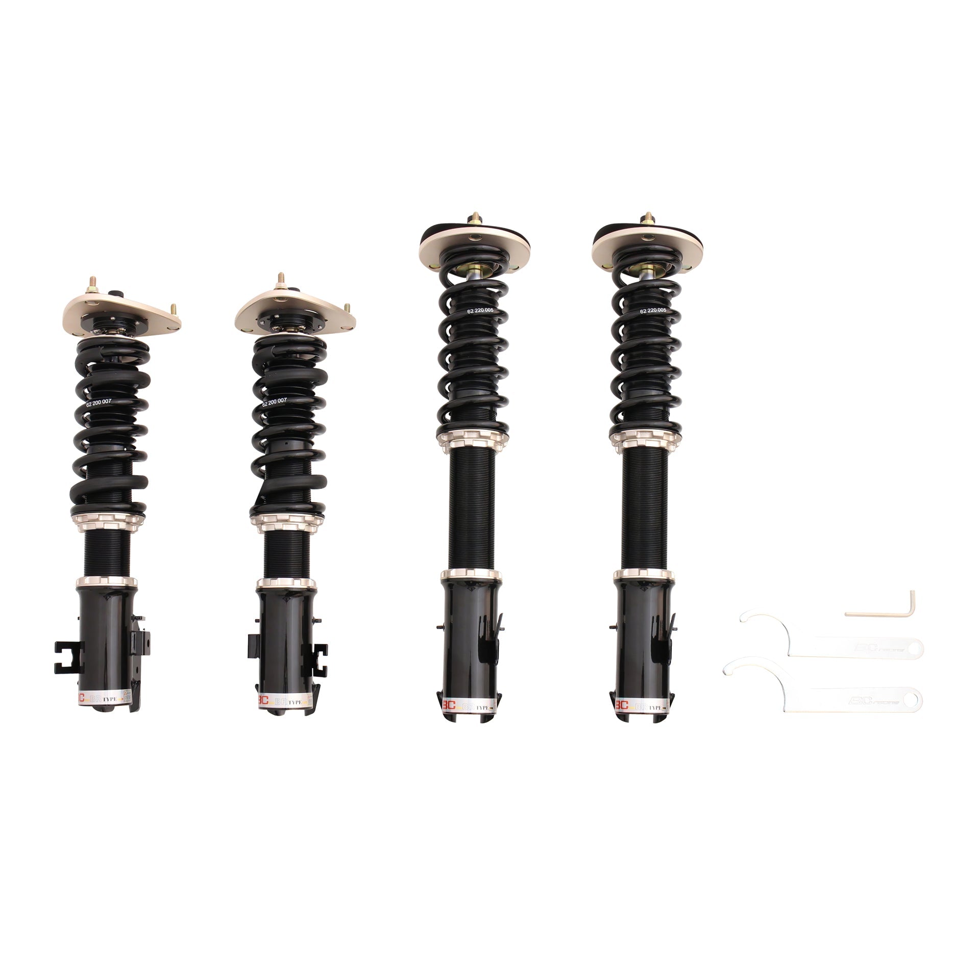 BC Racing BR Series Coilovers for 1990-1994 Subaru Legacy AWD (BC/BJ/BF)