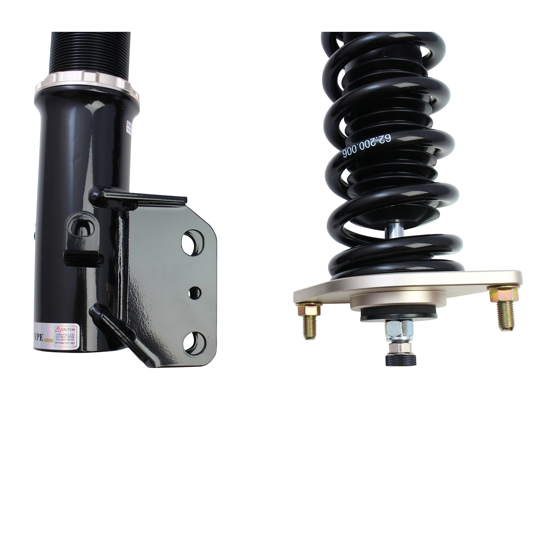 BC Racing BR Series Coilovers (Extreme Low) for 2014-2018 Subaru Forester AWD (SJ)
