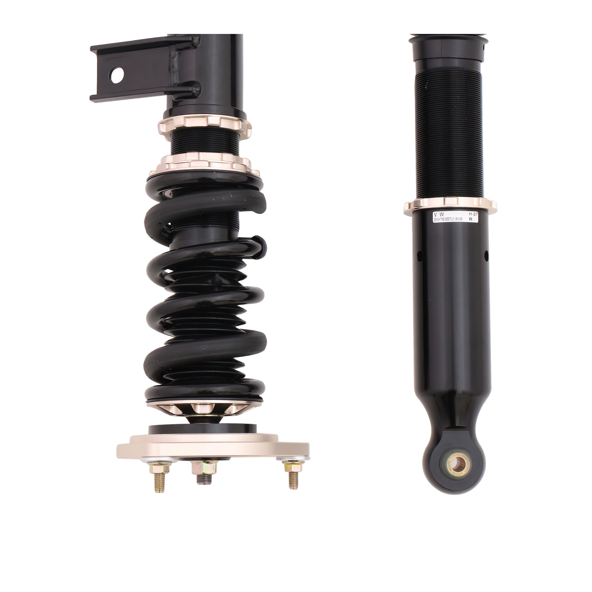 BC Racing RM Series Coilovers for 2012-2019 Volkswagen Beetle A5 FWD (A5) 49.5mm Front Strut &