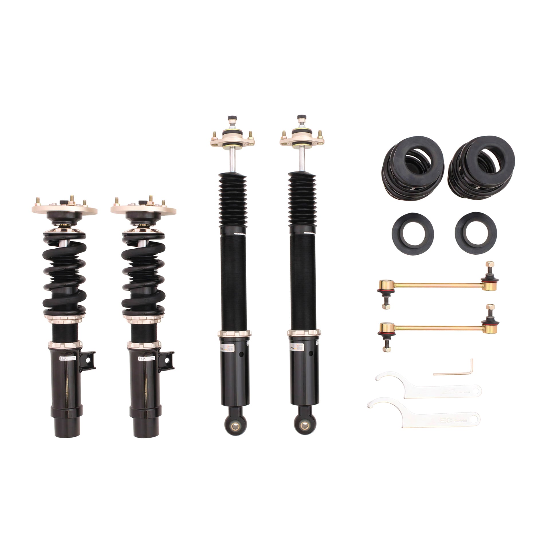 BC Racing HM Series Coilovers for 2000-2006 BMW 3 Series Convertible (Non-M3) RWD (E46)