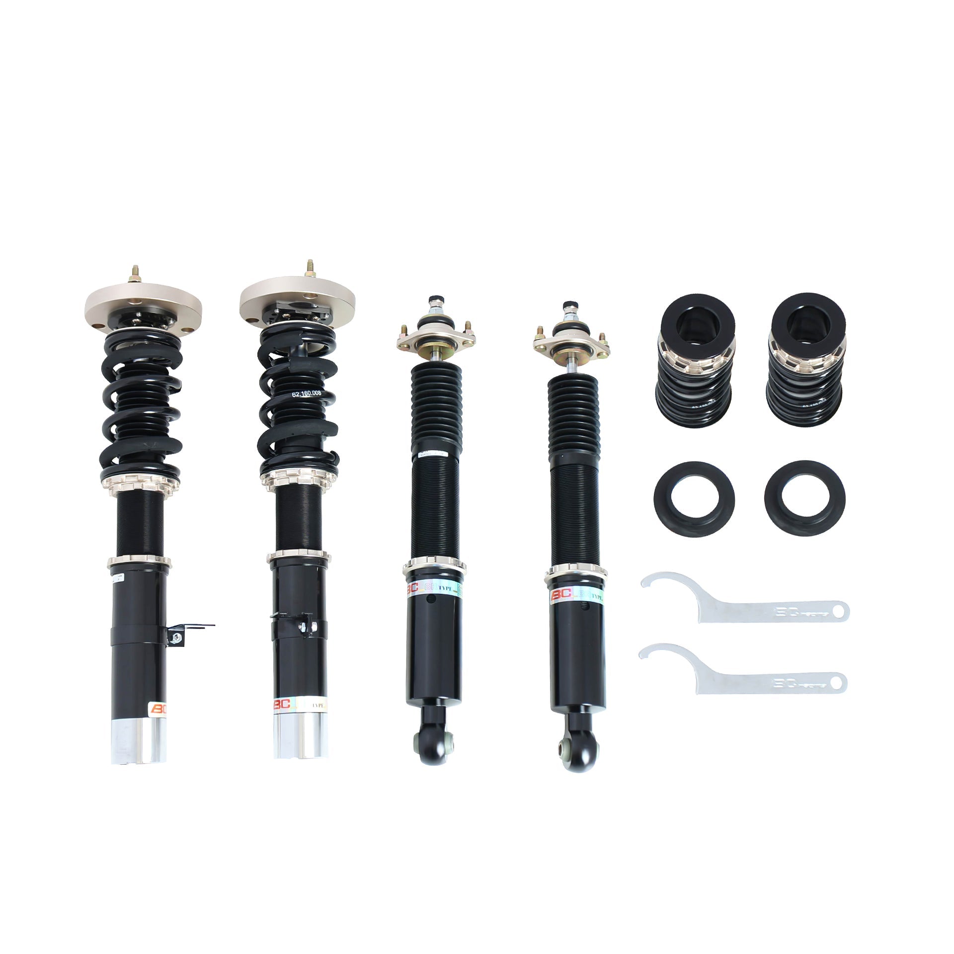 BC Racing DS Series Coilovers for 1985-1987 BMW 3 Series RWD (E30) 45mm Front Strut