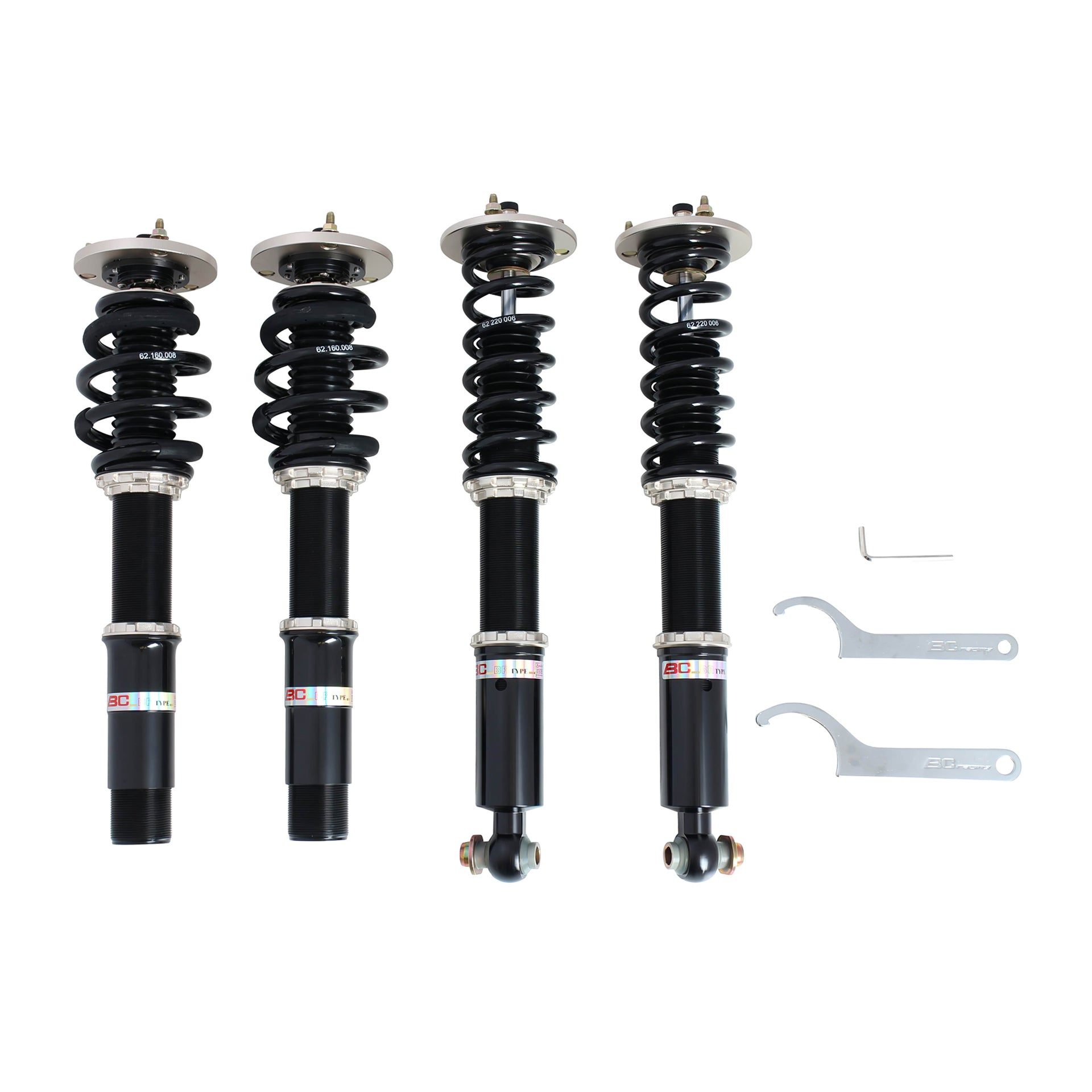 BC Racing BR Series Coilovers for 1995-2003 BMW 5 Series Sedan RWD (E39)