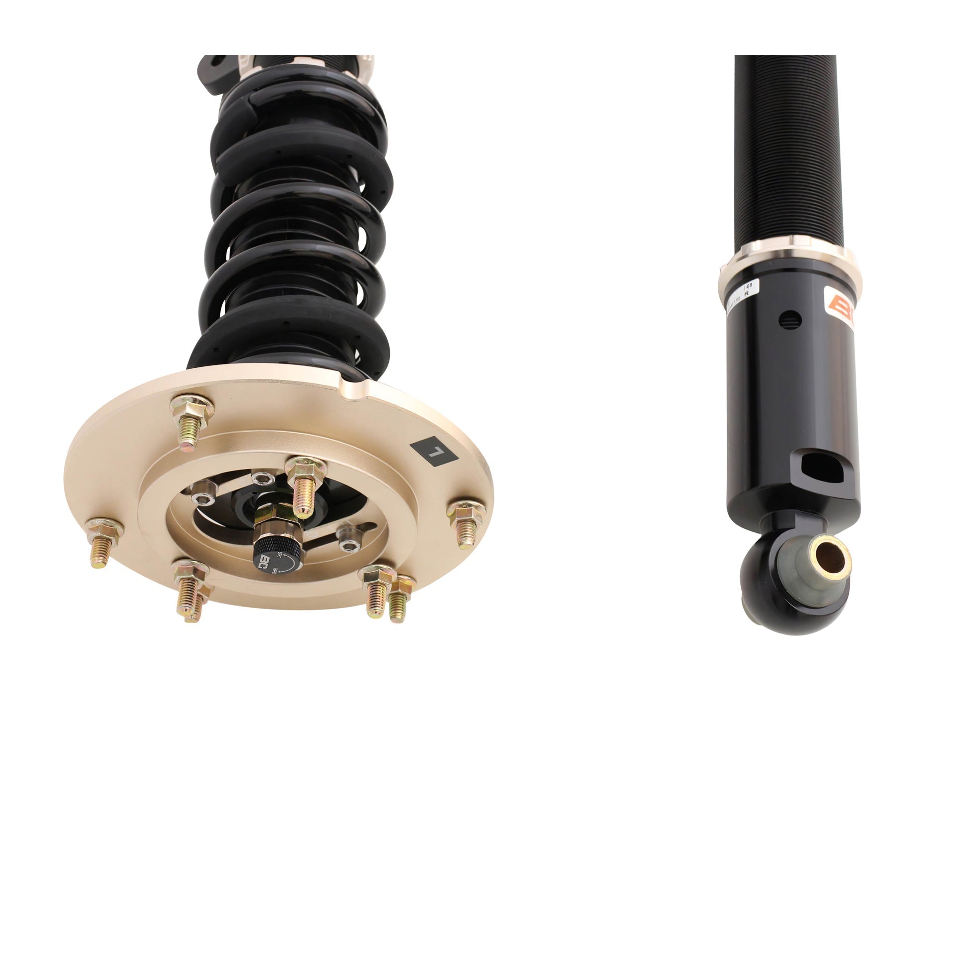 BC Racing BR Series Coilovers for 2015-2019 BMW M4 Cabrio RWD (F83) 5-Bolt Top Mount