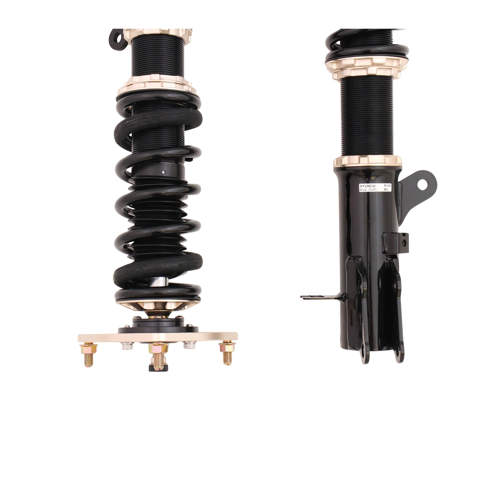 BC Racing BR Series Coilovers for 2003-2008 Hyundai Tiburon FWD (GK)