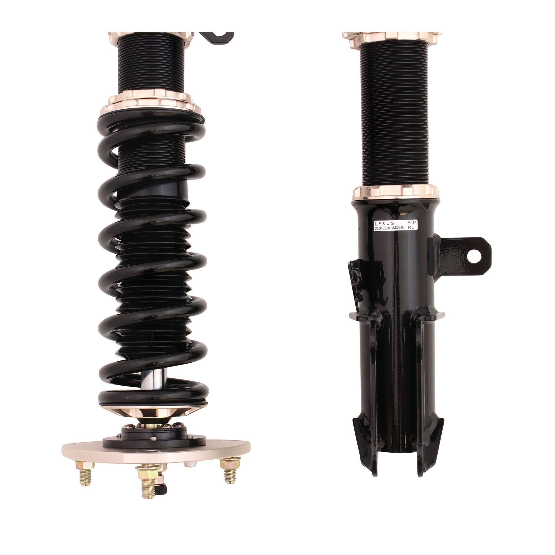 BC Racing BR Series Coilovers for 2004-2006 Lexus ES330 FWD (MCV30/MCV31)