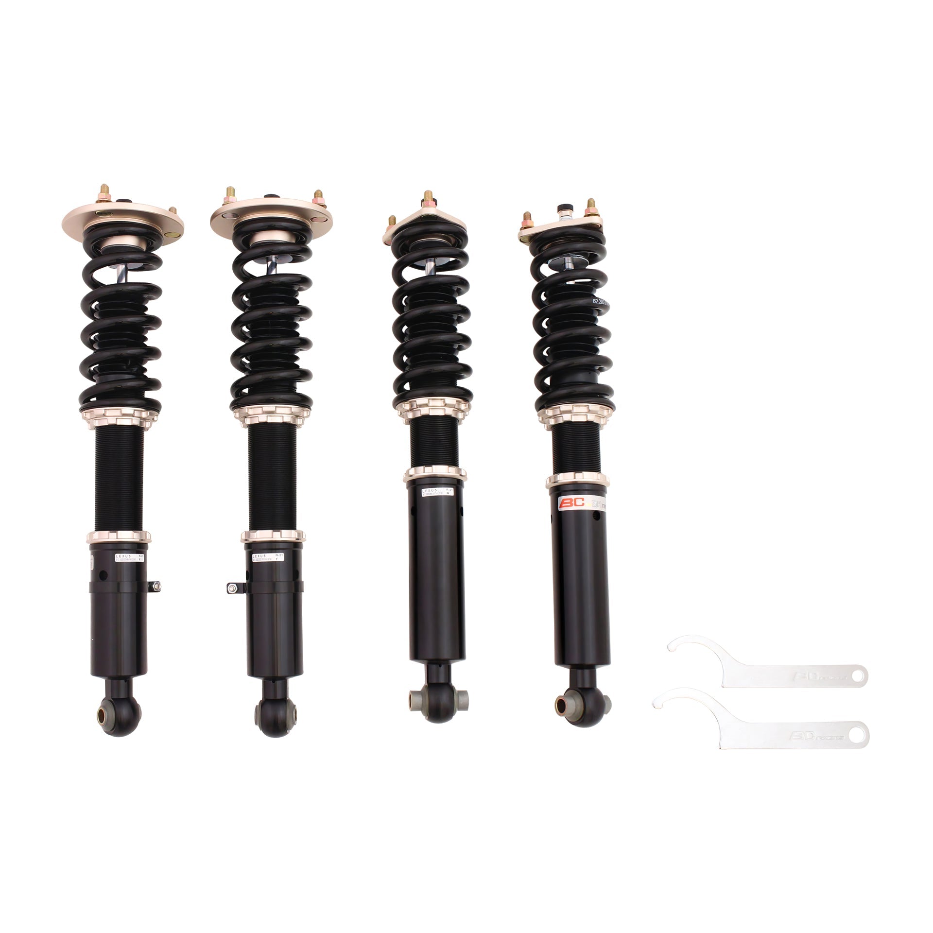 BC Racing ER Series Coilovers for 2006-2012 Lexus GS350 RWD (GRS191)