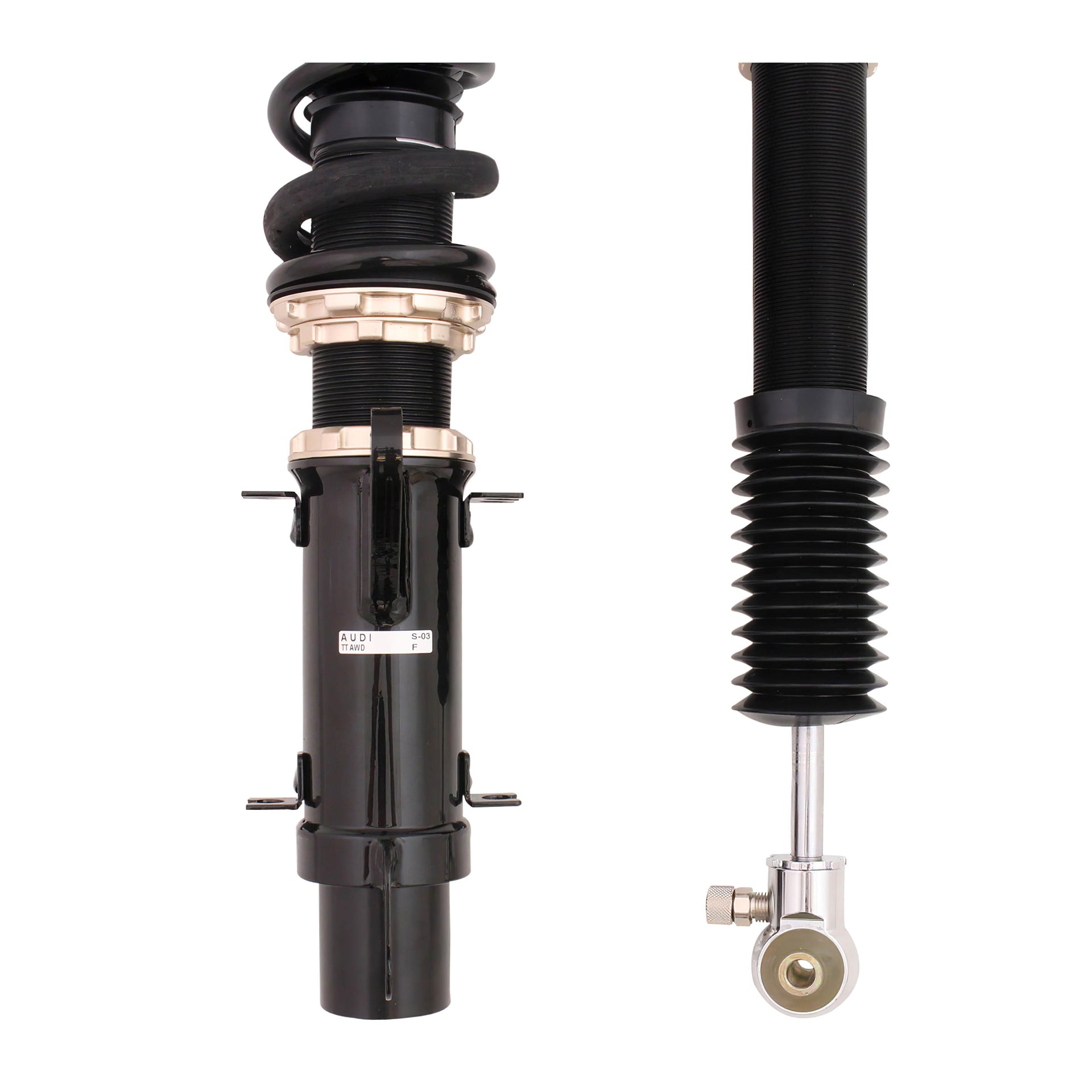 BC Racing ER Series Coilovers for 2000-2006 Audi TT AWD (8N)