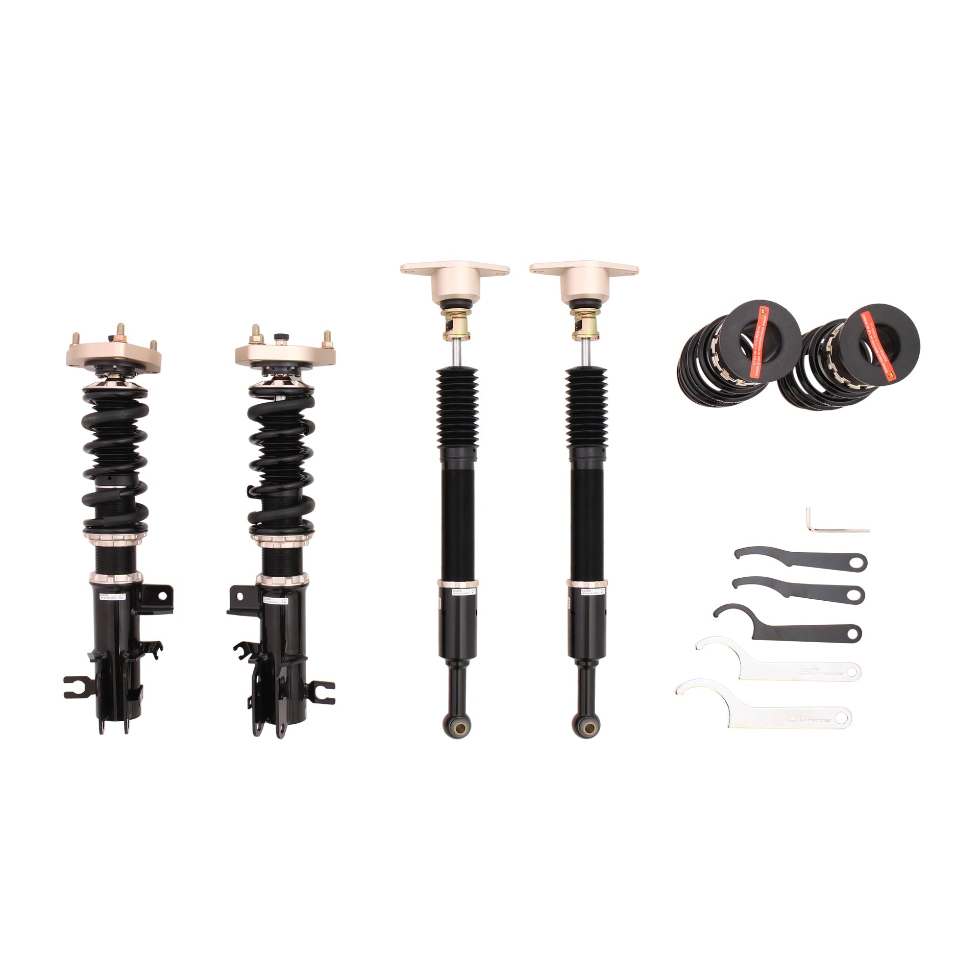 BC Racing RM Series Coilovers for 2019-2020 Toyota Yaris Sedan FWD (DJ3FS)