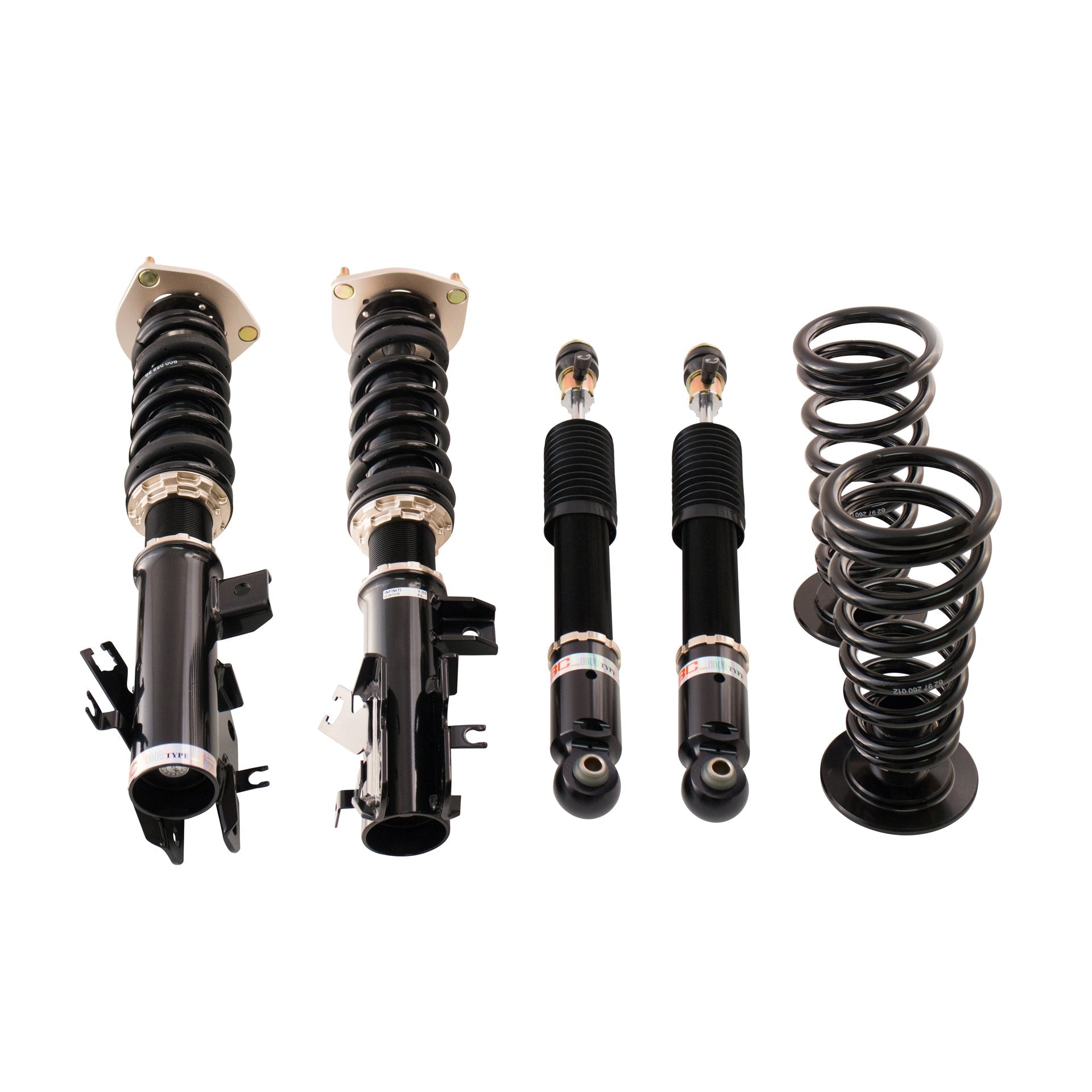 BC Racing BR Series Coilovers for 2003-2008 Infiniti FX45 AWD (S50)