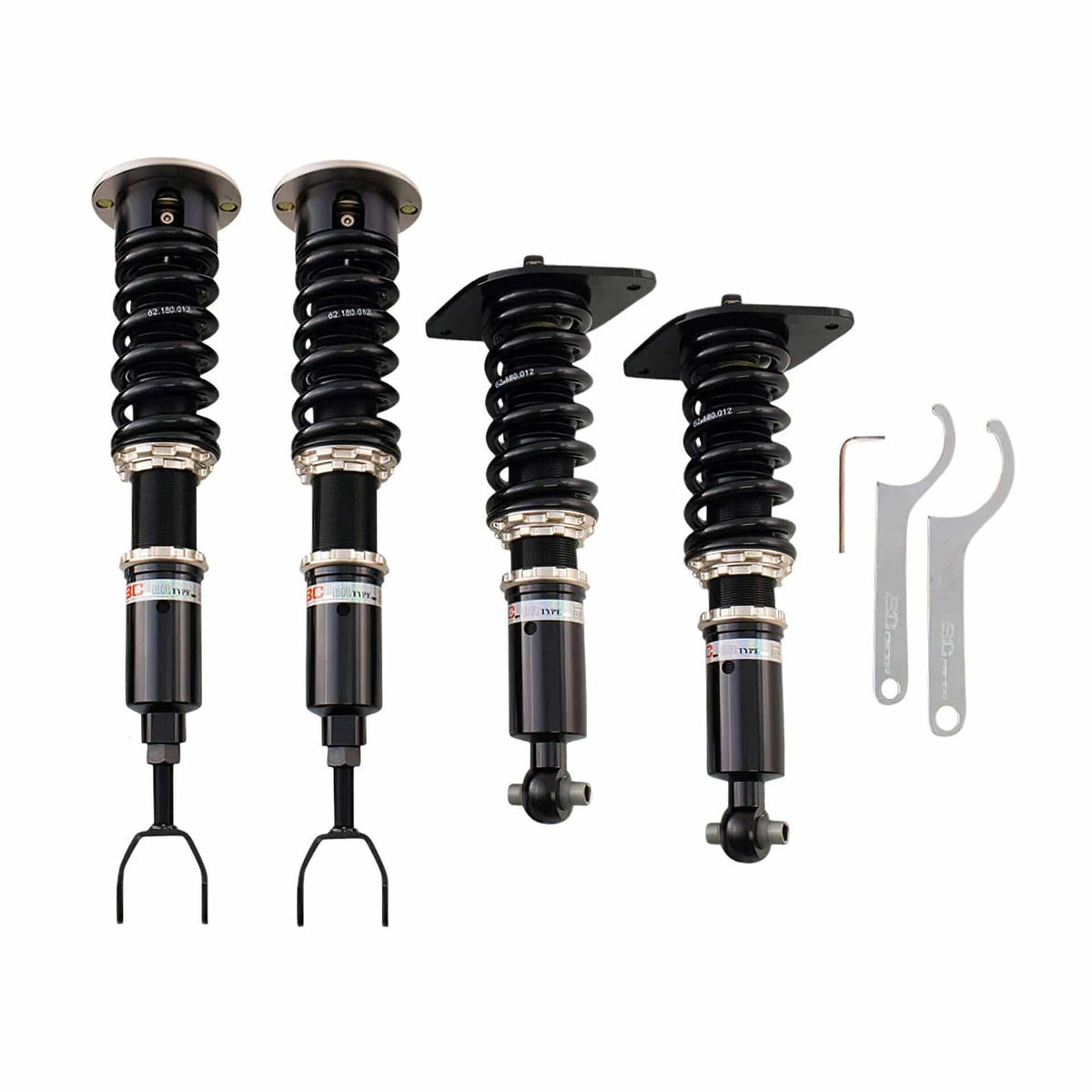 BC Racing BR Series Coilovers for 1998-2004 Audi A6 FWD (C5)