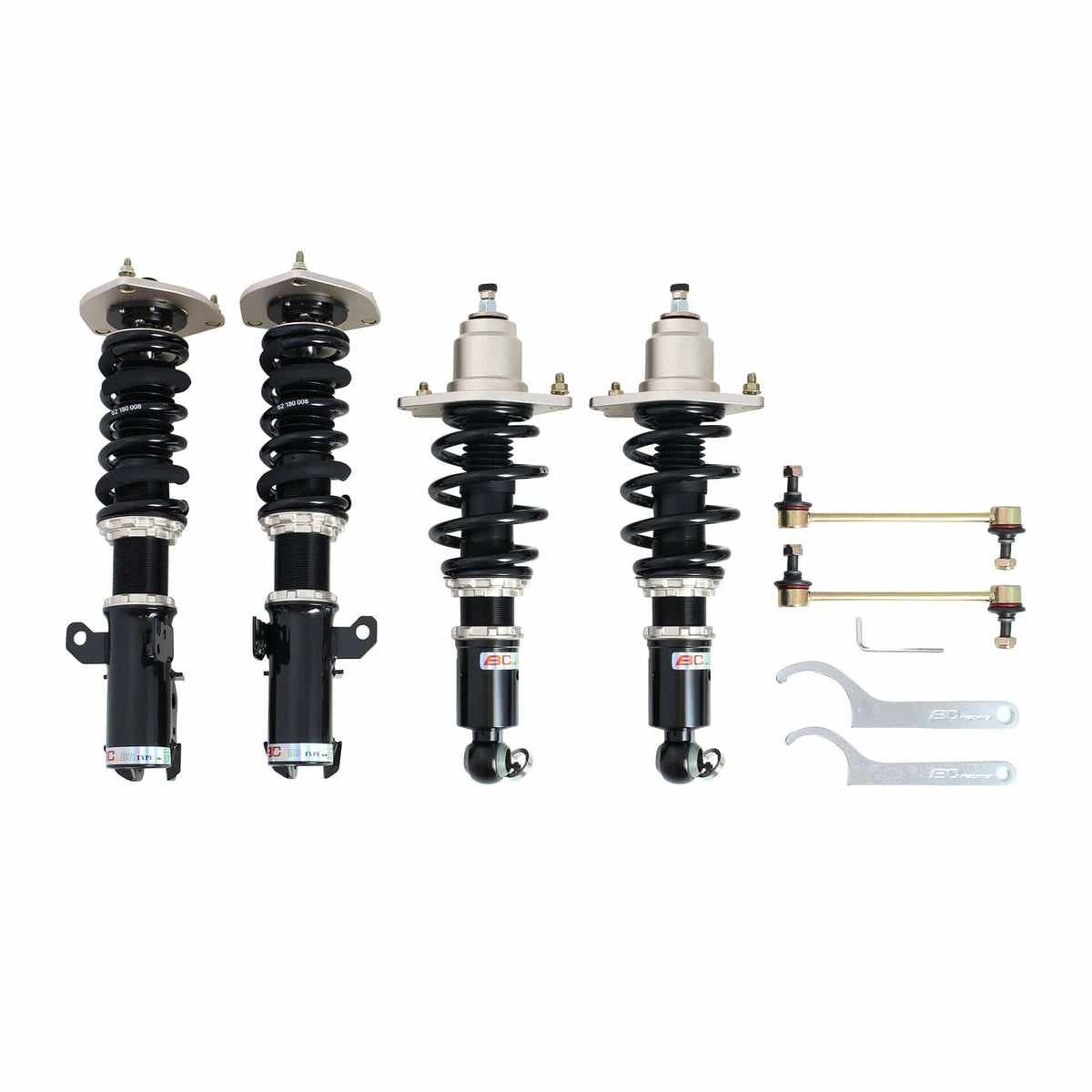 アスリート 140mm ss CKI等 BC Racing BR Series Coilovers for 2003-2008 Toyota Corolla