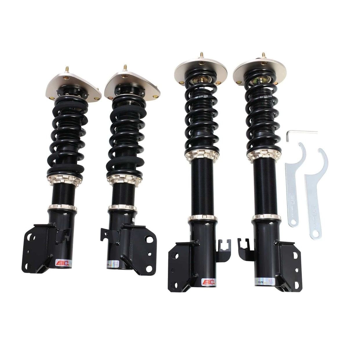 BC Racing BR Series Coilovers (Extreme Low) for 2002-2007 Subaru Impreza WRX (GDA/GDB)