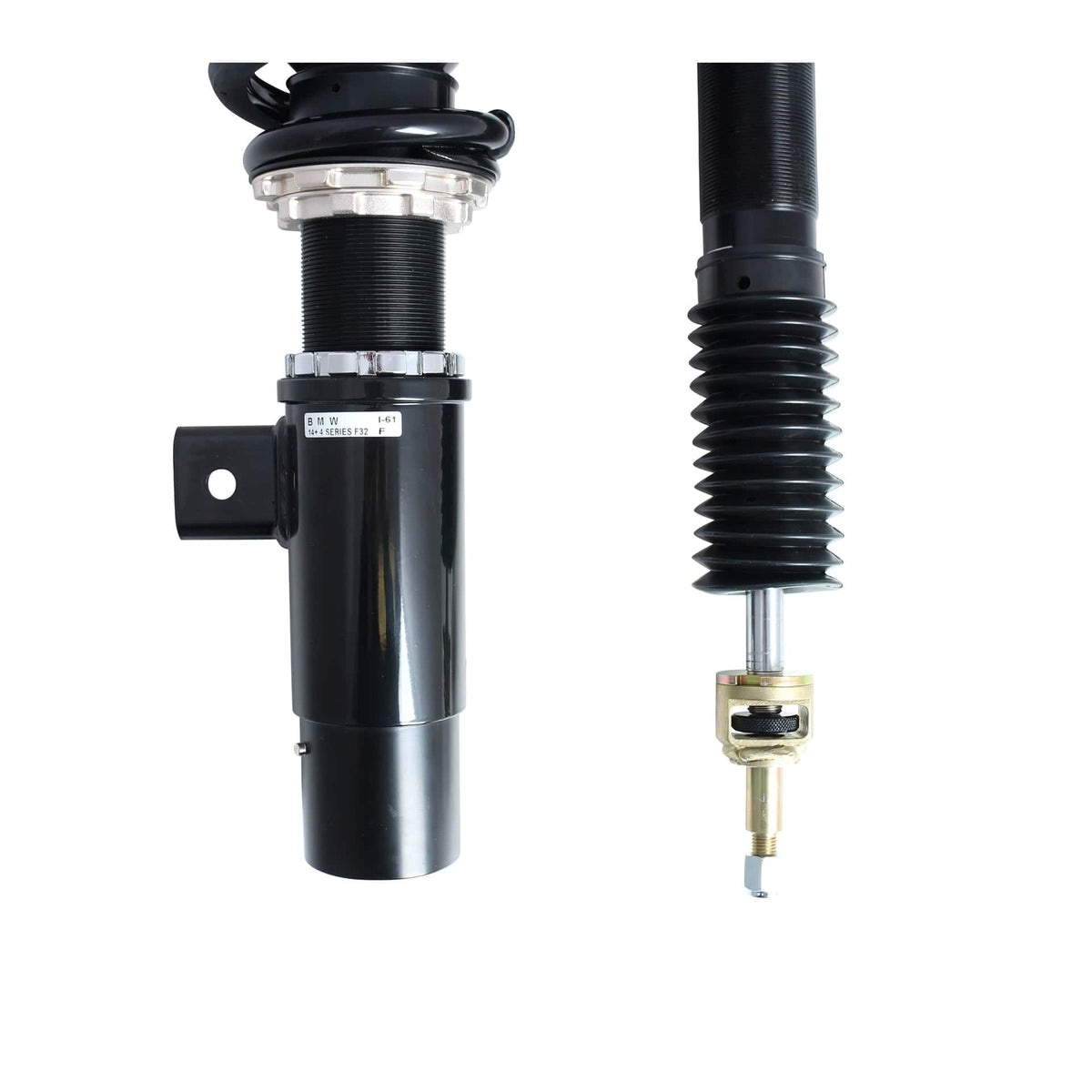 BC Racing BR Series Coilovers (Extreme Low) for 2014-2015 BMW 4 Series 3-Bolt Top Mounts (F32)