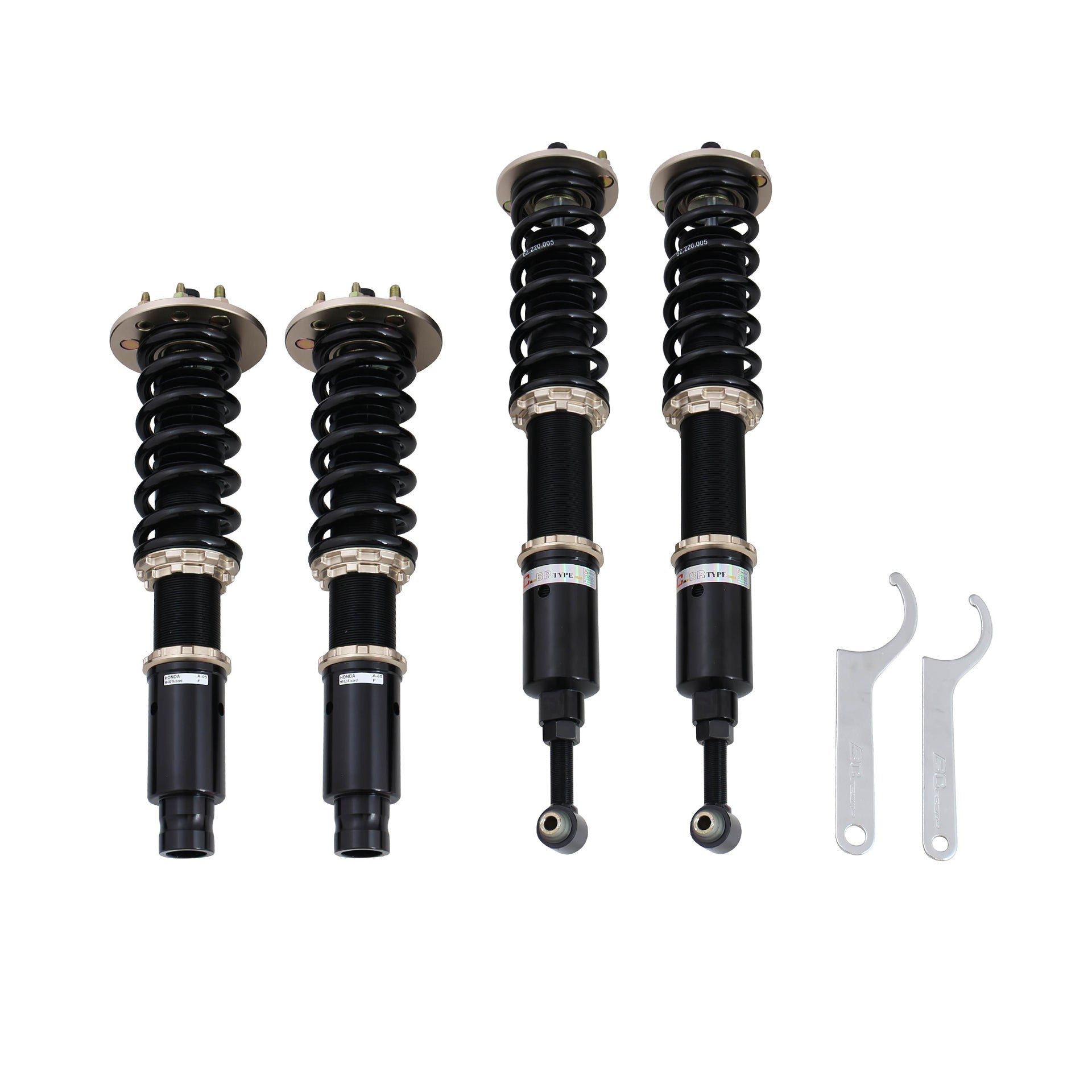 BC Racing BR Series Coilovers for 1998-2002 Honda Accord FWD (UA4/UA4) (CG)