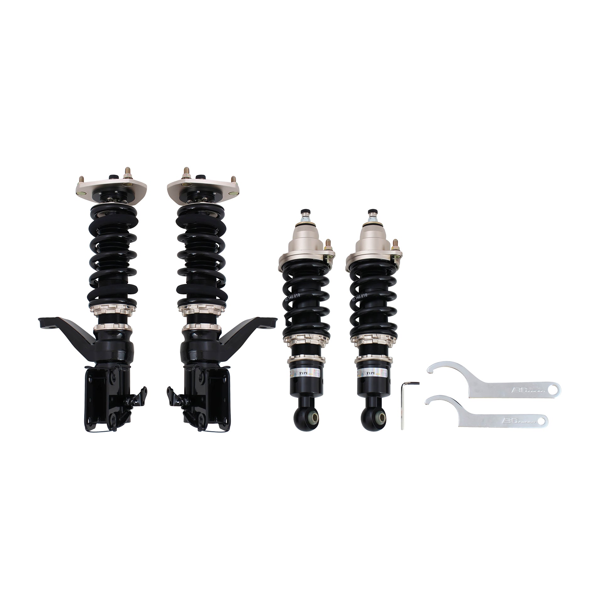 BC Racing DS Series Coilovers (Extreme Low) for 2001-2005 Honda Civic FWD (EM2/ES1)