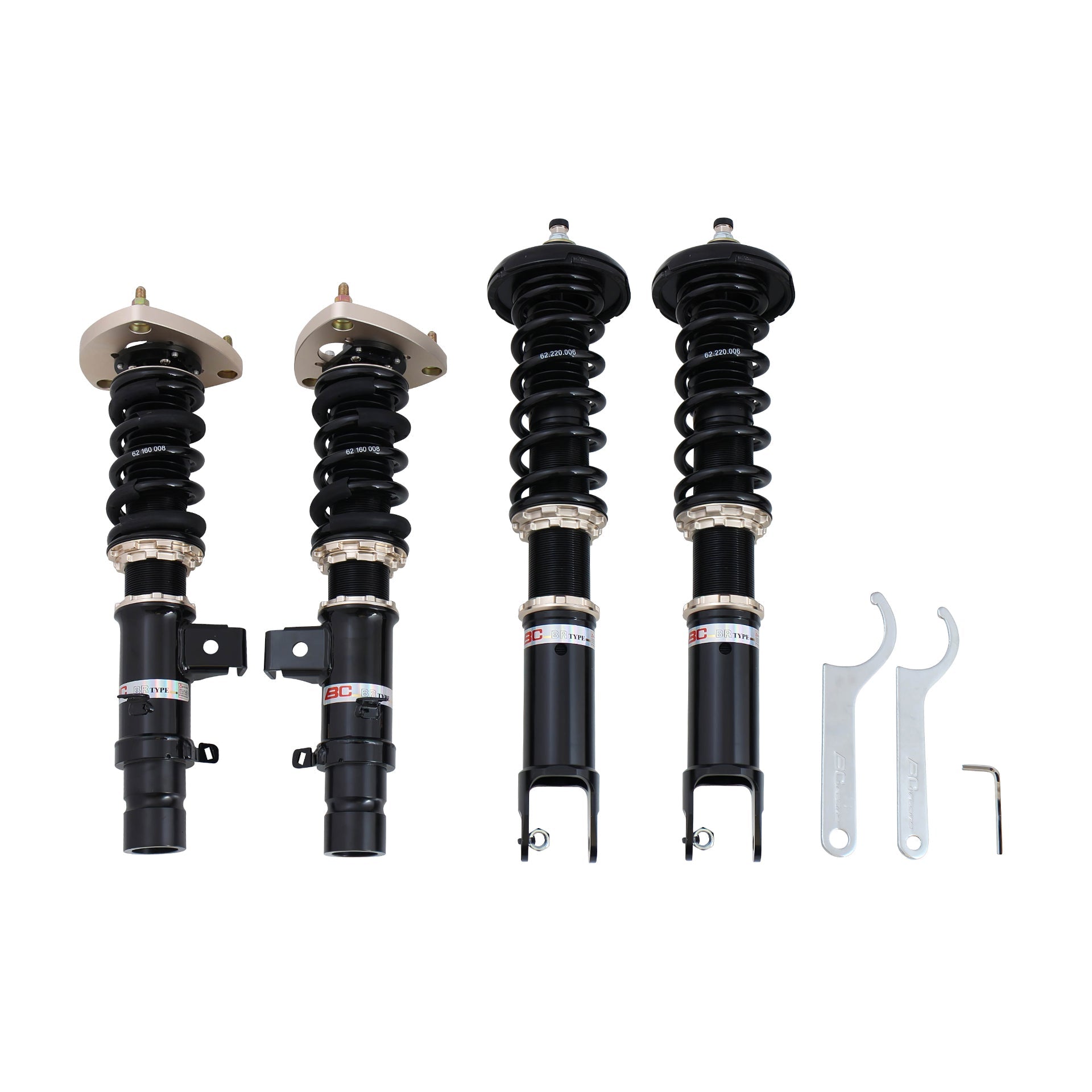 BC Racing DS Series Coilovers for 2013-2017 Honda Accord FWD (CR2)