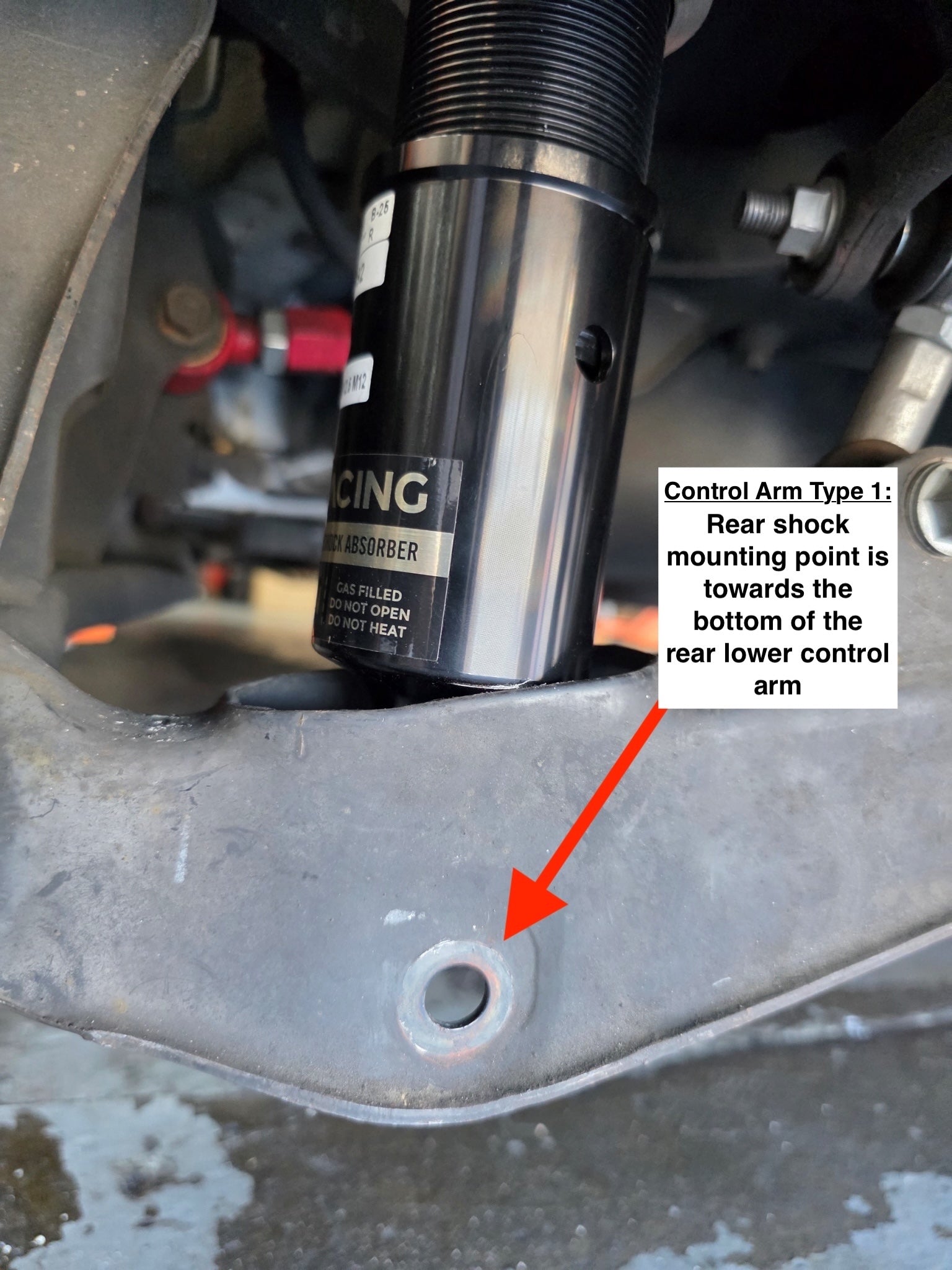 Rear Lower Control Arm - Type 1 (Long)