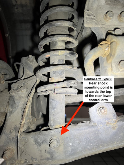 Rear Lower Control Arm - Type 2 (Short)