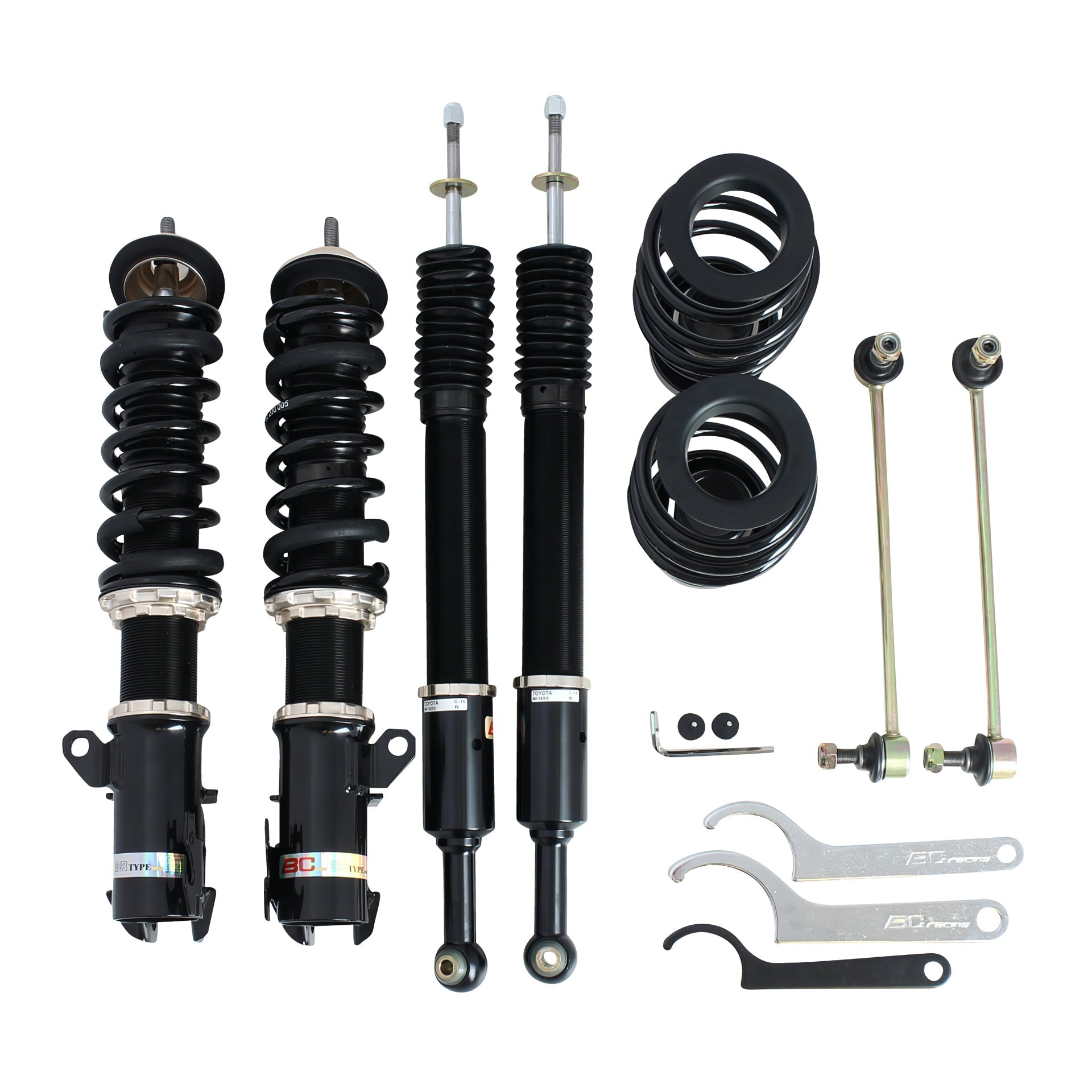 BC Racing BR Series Coilovers for 2006-2011 Toyota Yaris FWD (NCP91)
