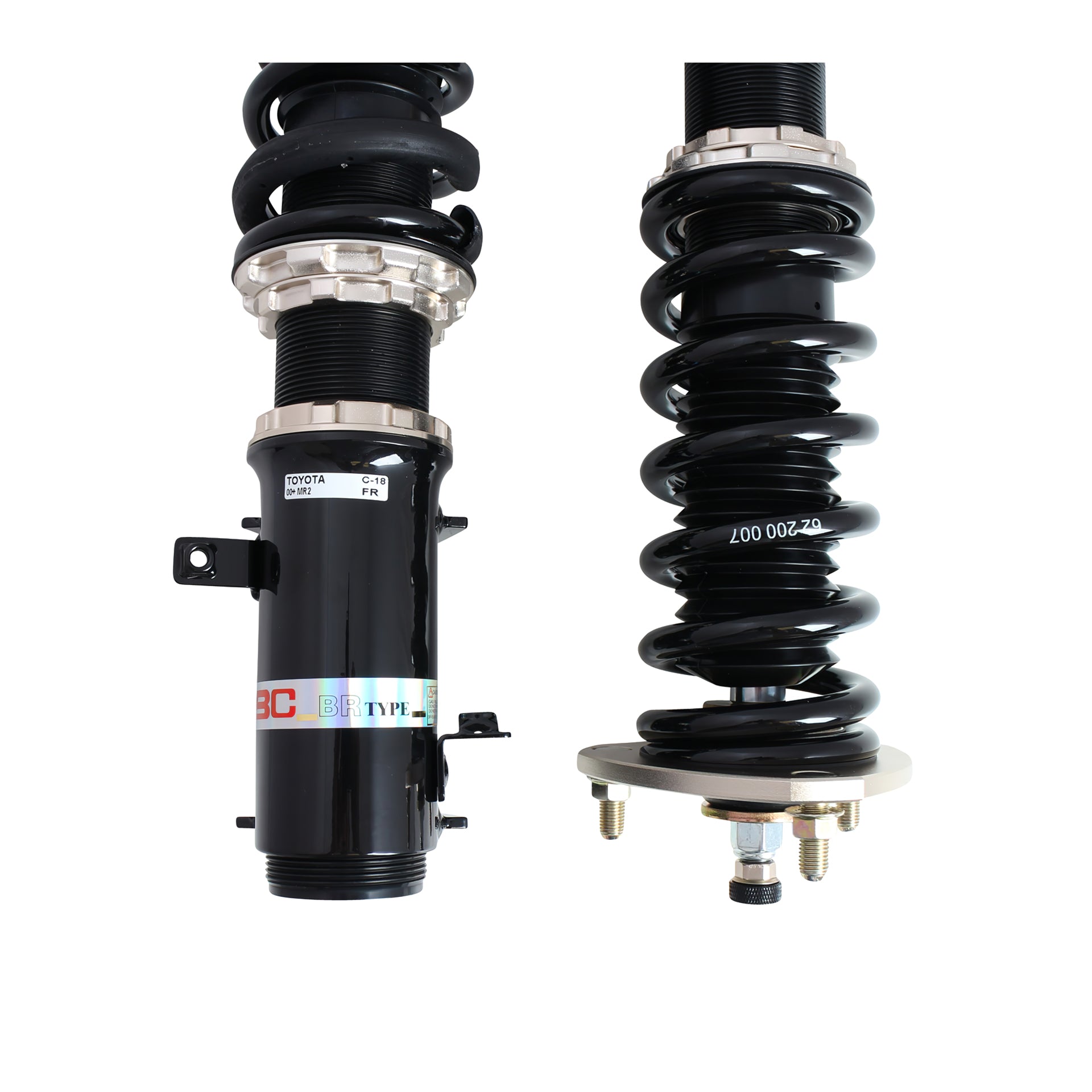 BC Racing BR Series Coilovers for 2000-2005 Toyota MR2 Spyder RWD (ZZW30)