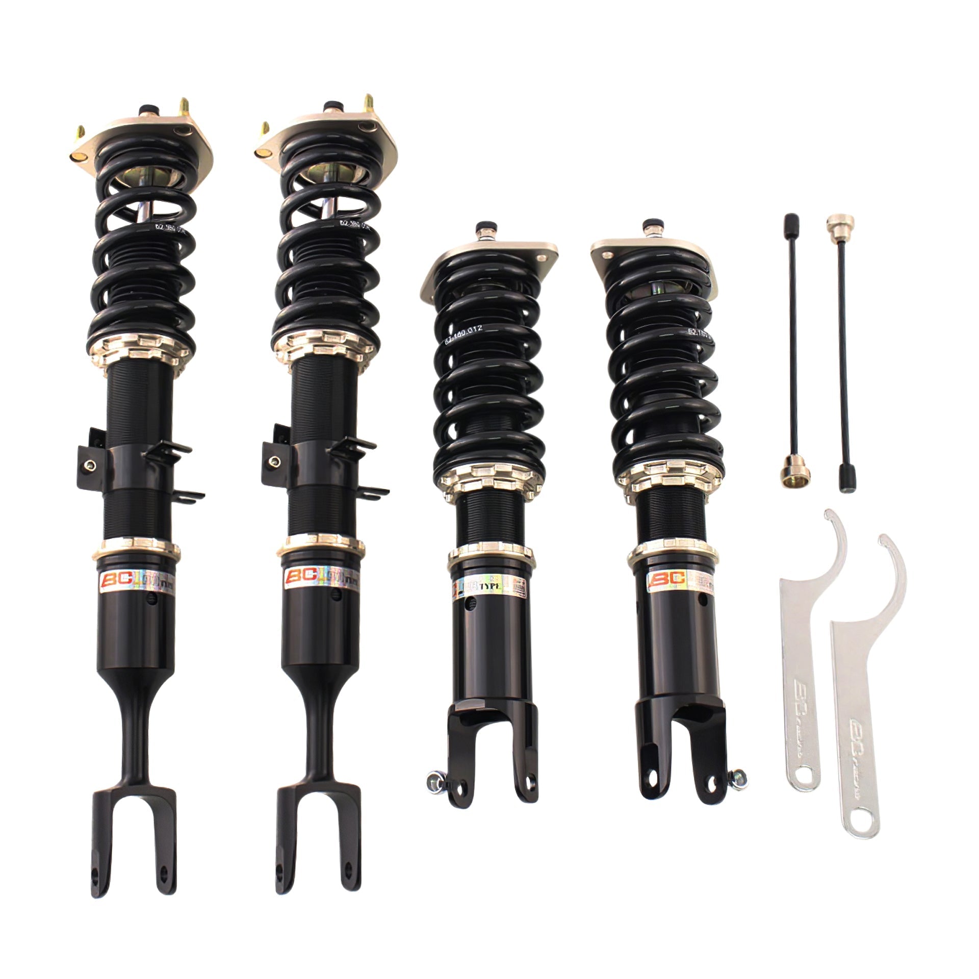 ソフト BC Racing DS Series Coilovers (True Rear) for 2014-2021 BMW 2