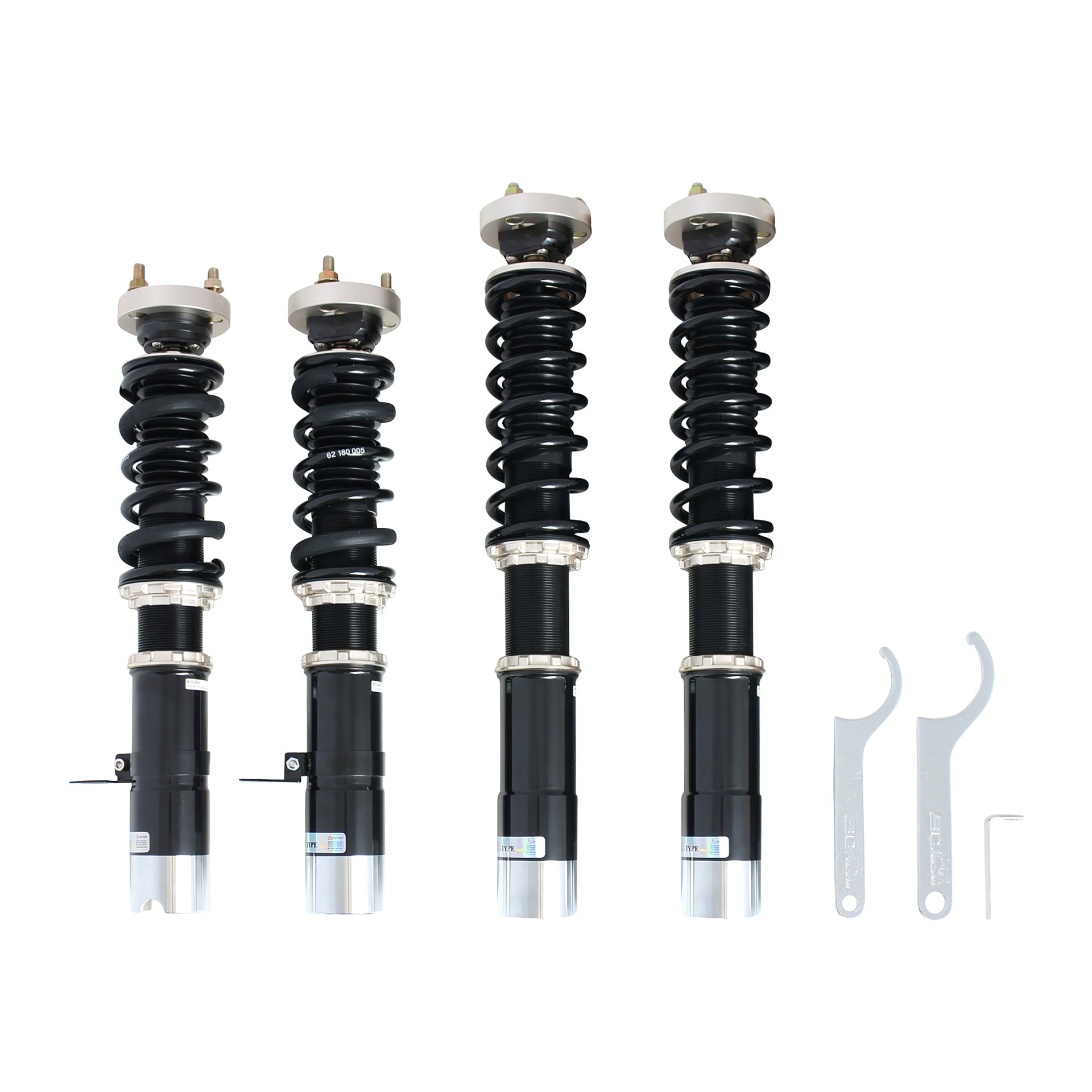 BC Racing BR Series Coilovers (Extreme Low) for 1974-1978 Datsun 260Z RWD (S30)