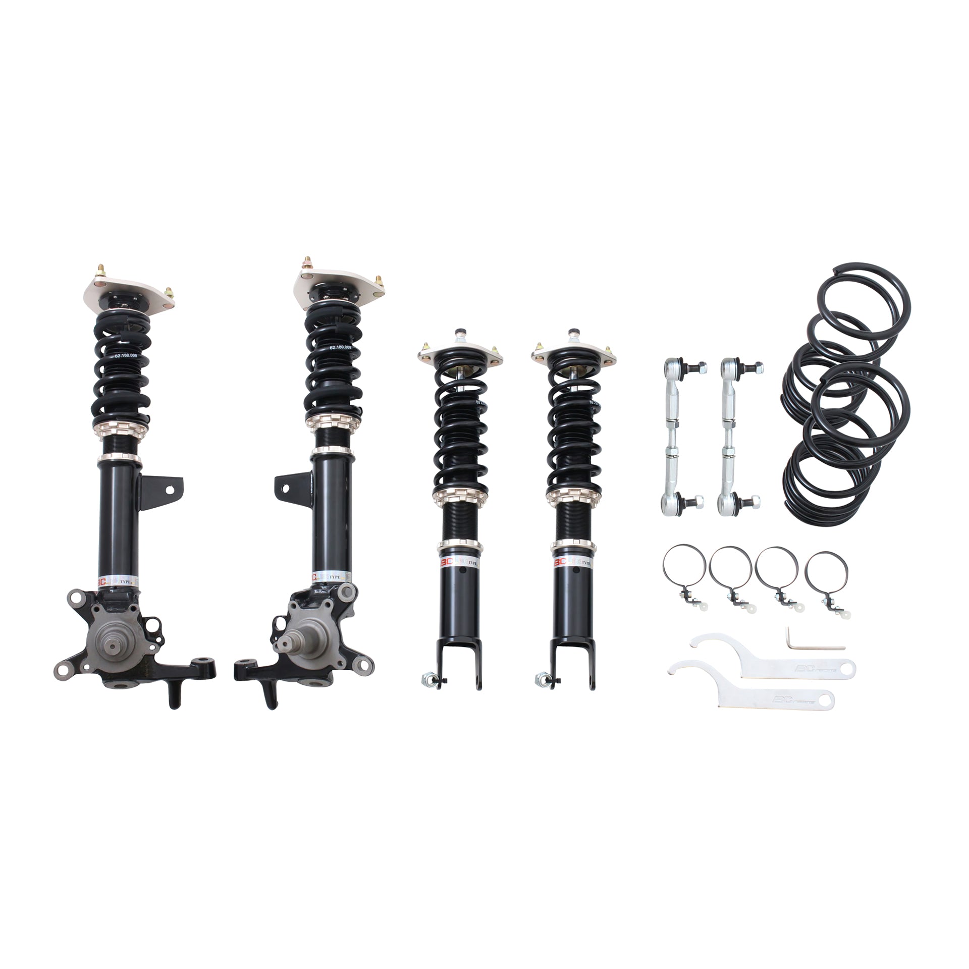 BC Racing BR Series Coilovers (w/Spindle) for 2002-2006 Infiniti Q45 RWD (F50)