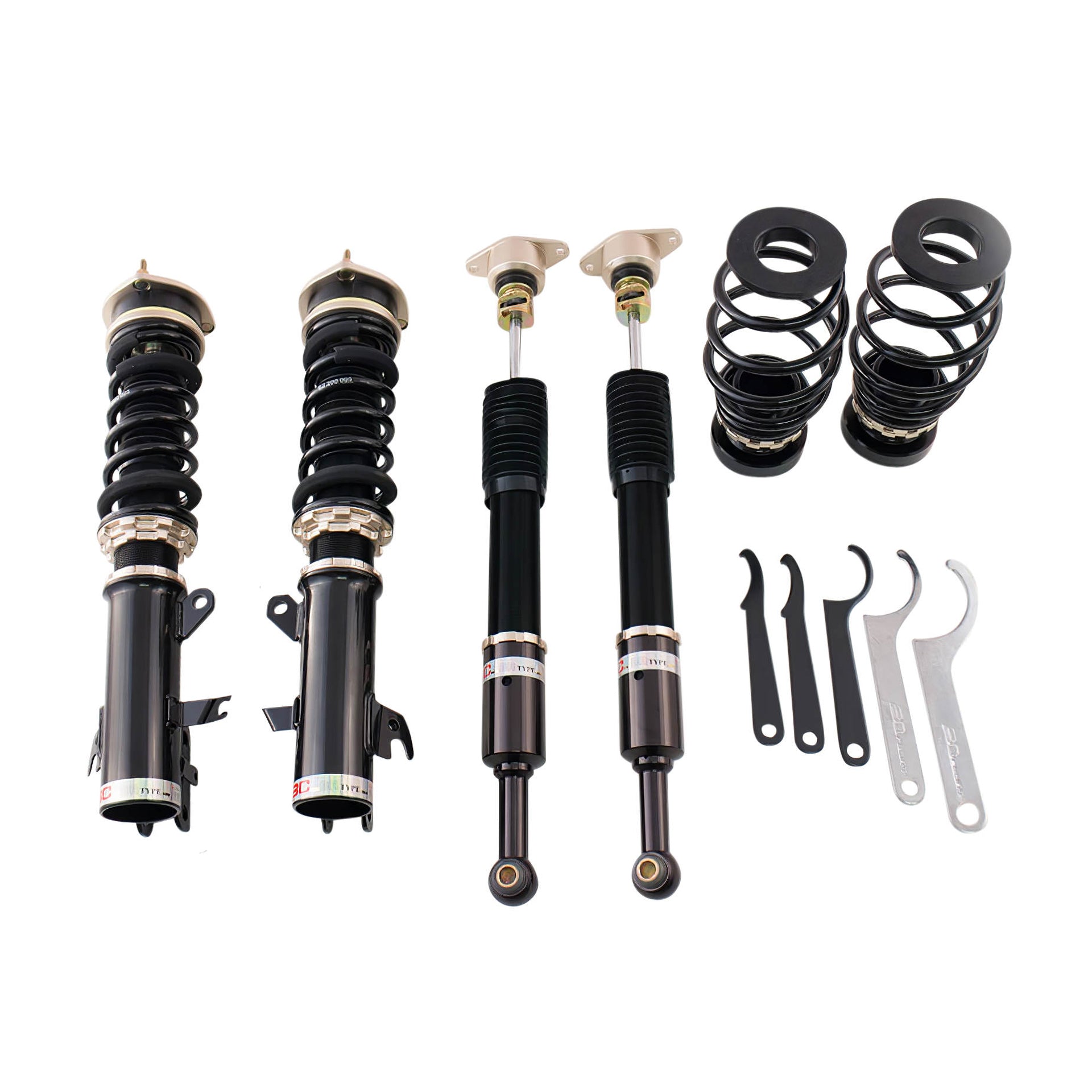 BC Racing ER Series Coilovers for 2011-2019 Ford Fiesta FWD (MK6)