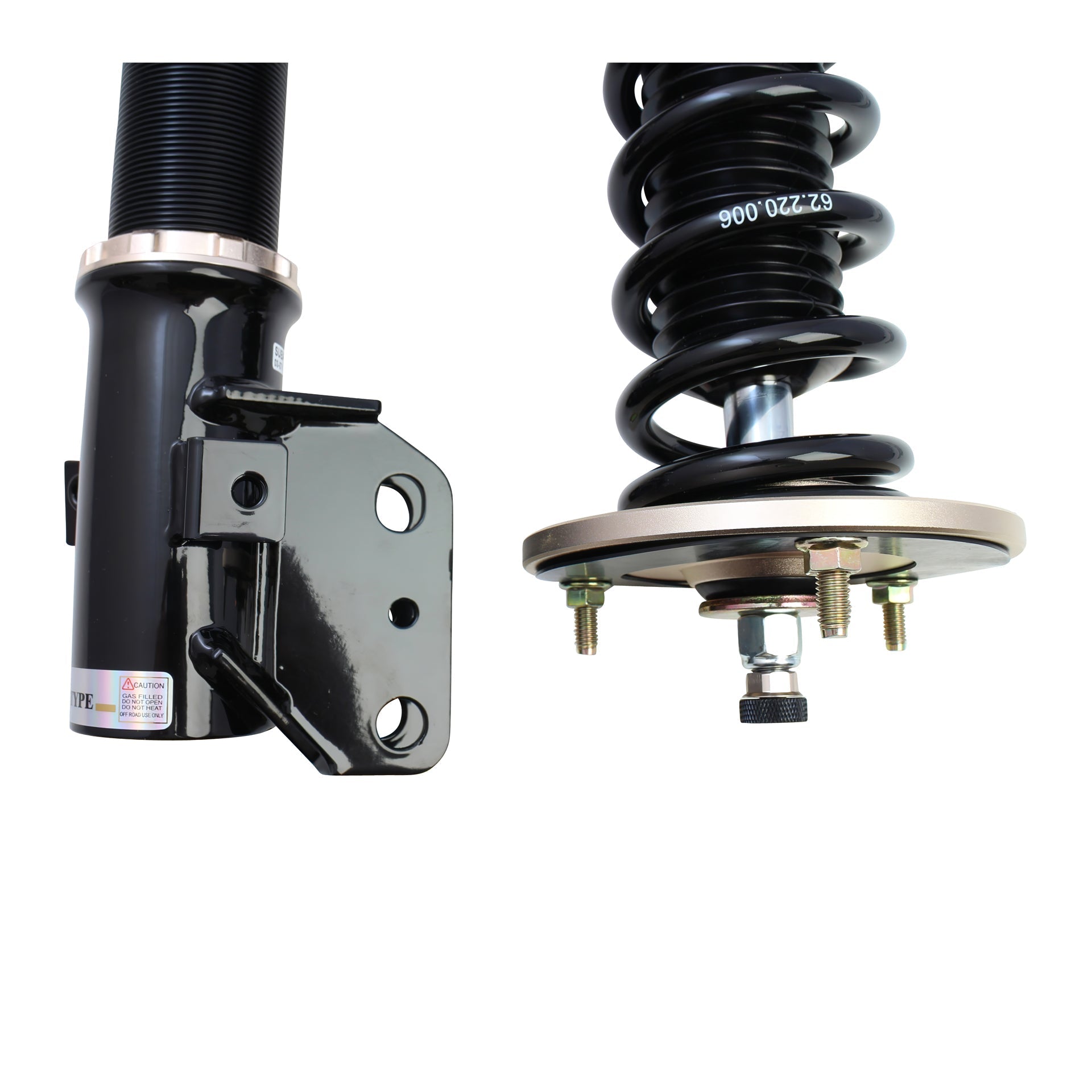 BC Racing BR Series Coilovers for 2003-2008 Subaru Forester AWD (SG)