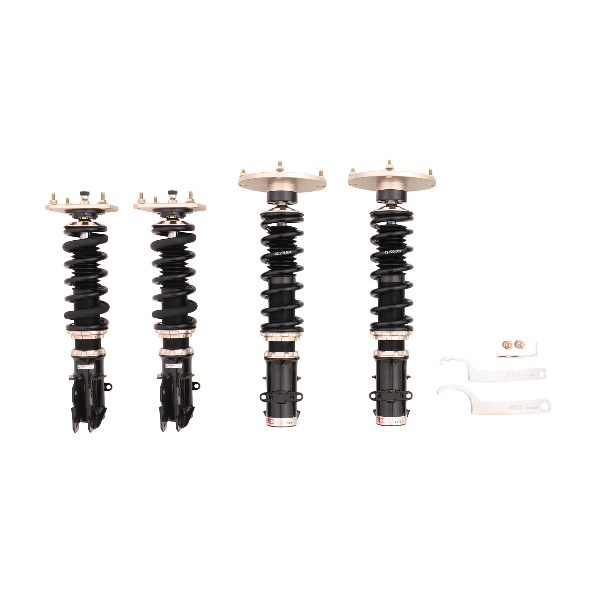 BC Racing BR Series Coilovers for 1995-1999 Dodge Neon FWD (PL)