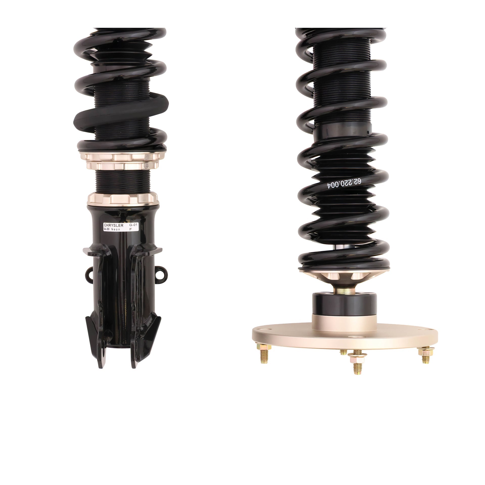 BC Racing BR Series Coilovers for 1995-1999 Dodge Neon FWD (PL)