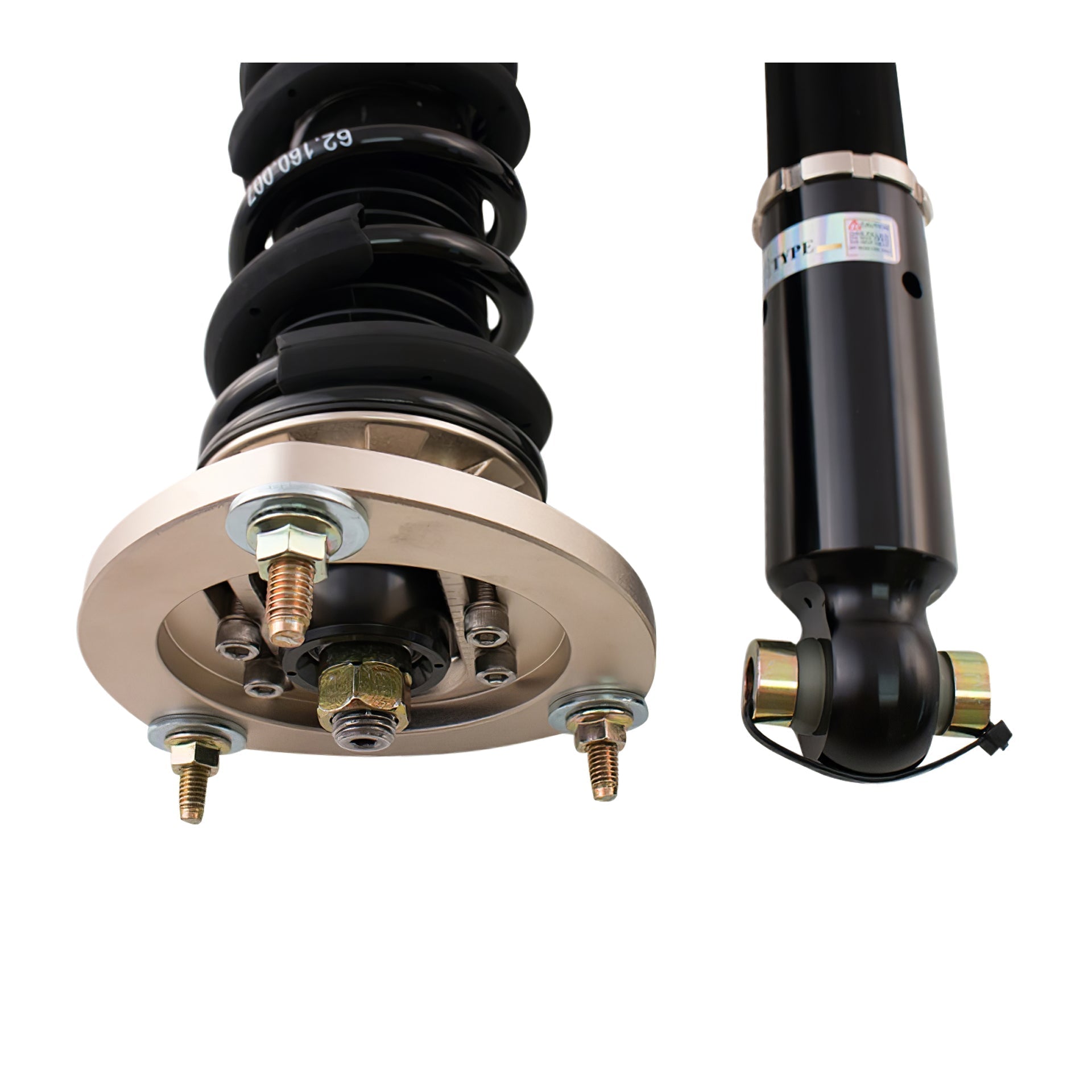 BC Racing BR Series Coilovers for 2015-2021 Volkswagen Golf FWD (MK7/A7) 49.5mm Front Strut