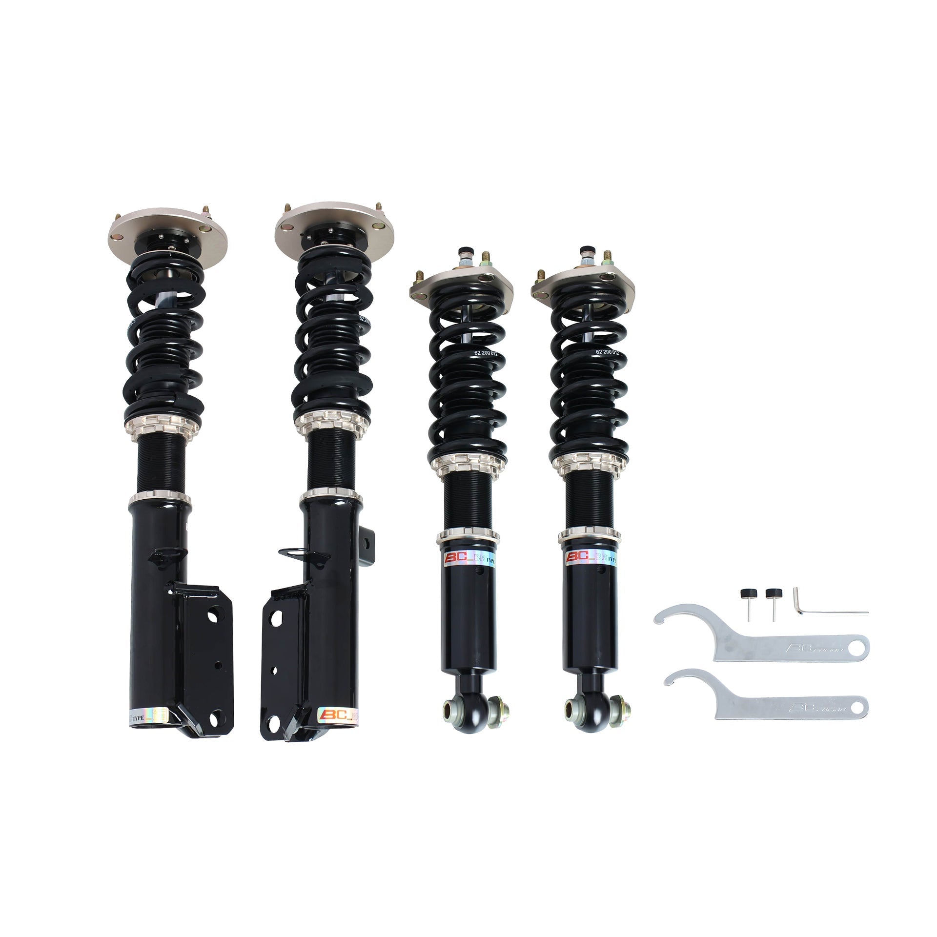 BC Racing DS Series Coilovers (True Rear) for 2001-2006 BMW X5 AWD (E53)