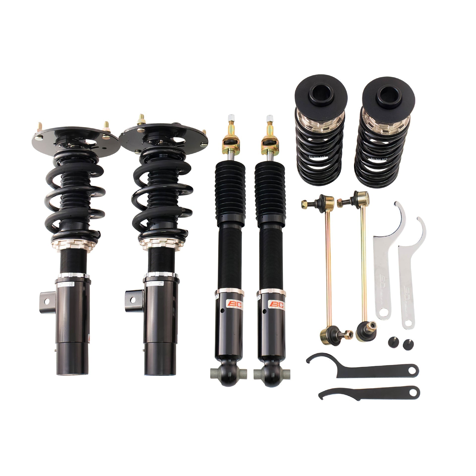 BC Racing BR Series Coilovers for 2012-2015 BMW 3 Series RWD (F30) 3-Bolt Top Mount